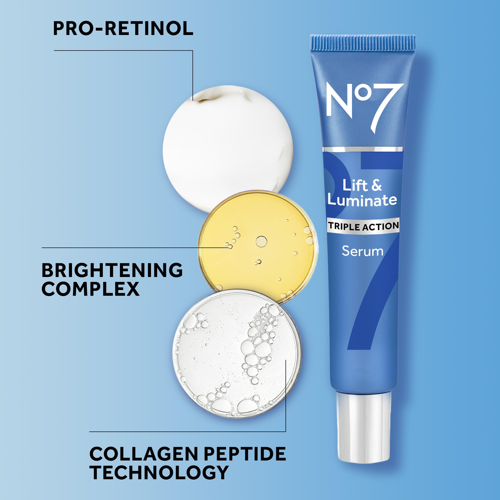 No7 Lift & Luminate Triple Action Serum 50ml