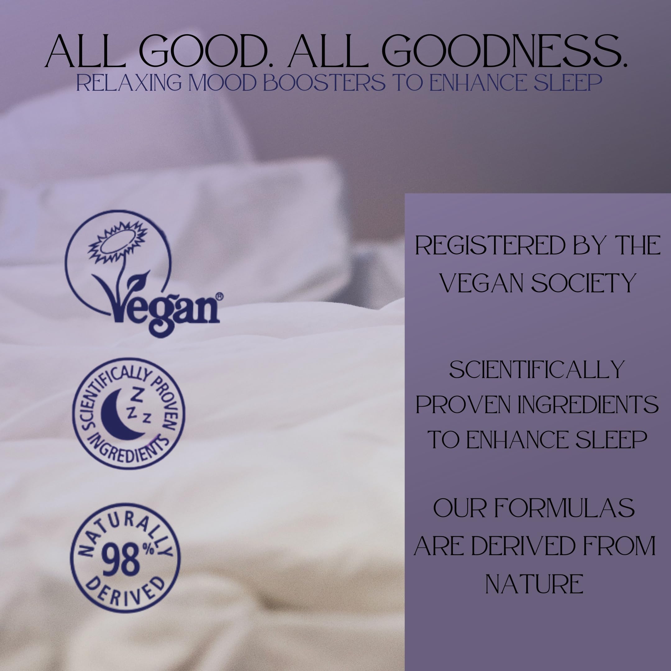 Baylis & Harding Goodness Body Wash | Lavender & Bergamot | Luxury Bath Wash with Relaxing Mood Boosters to Enhance Sleep | Natural Essential Oils, Dermatologist Approved, Vegan | 3 Pack