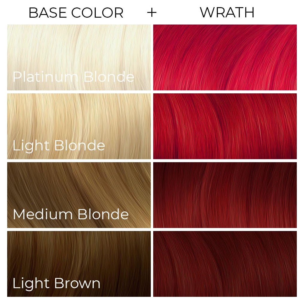 ARCTIC FOX 100% Vegan & Cruelty Free Vibrant Semi Permanent Hair Colour Dye - Wrath 165 ml e