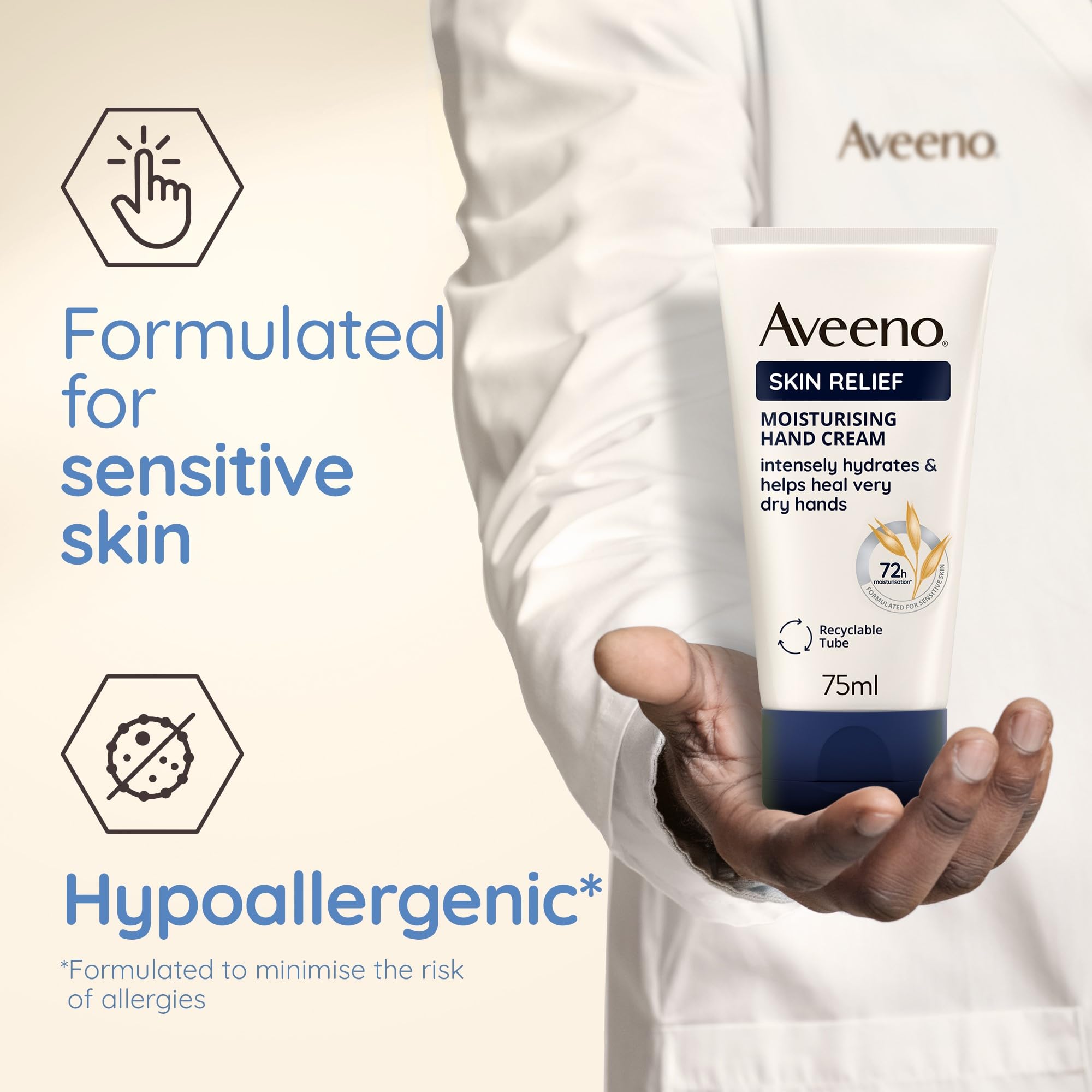 Aveeno 75 ml Skin Relief Hand Cream by Aveeno