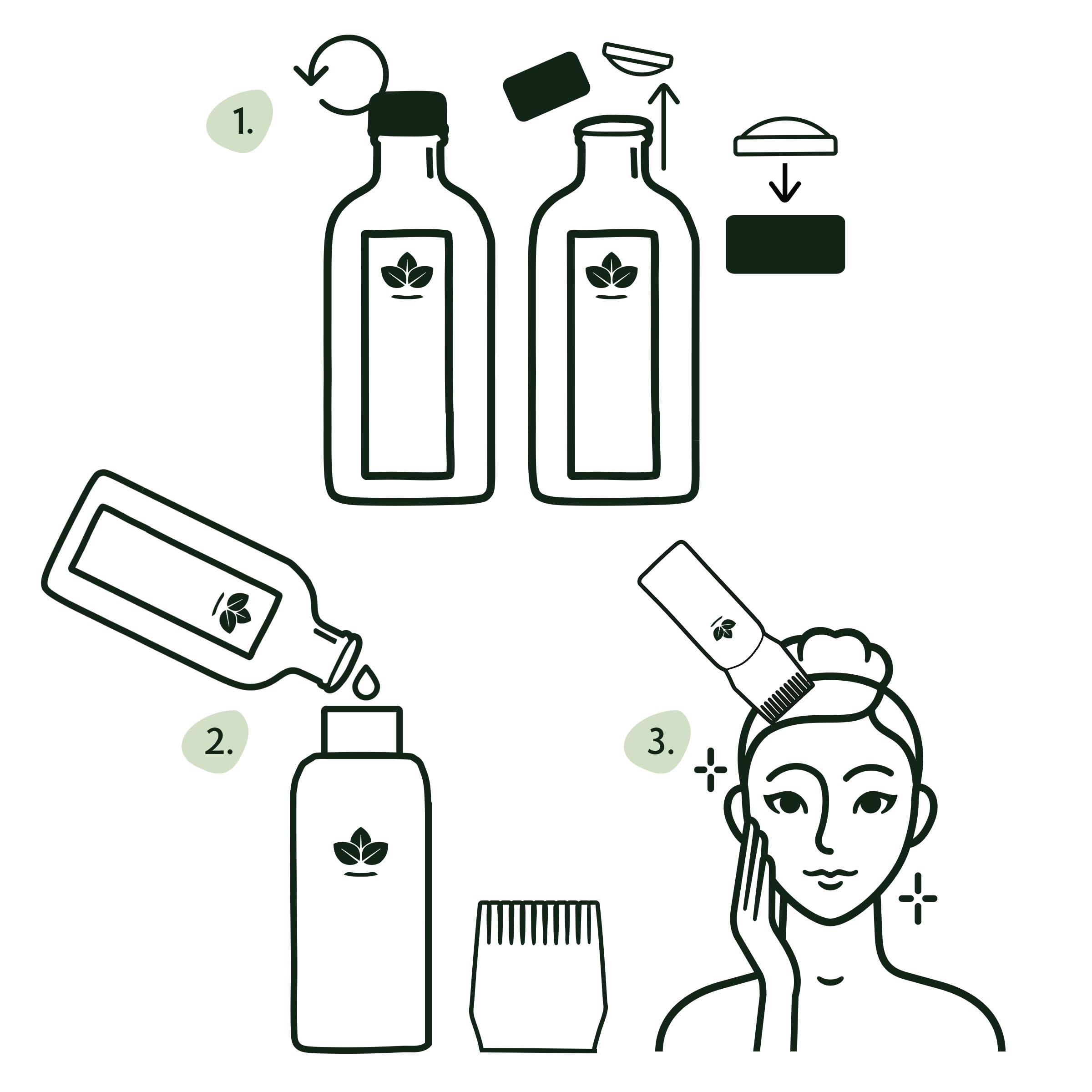 Nature Spell Rosemary Oil & Batana Oil Hair Care Set For Hair Growth, Scalp & Hair Strengthening Duo, With Applicator & Pump, 2 x 150ml