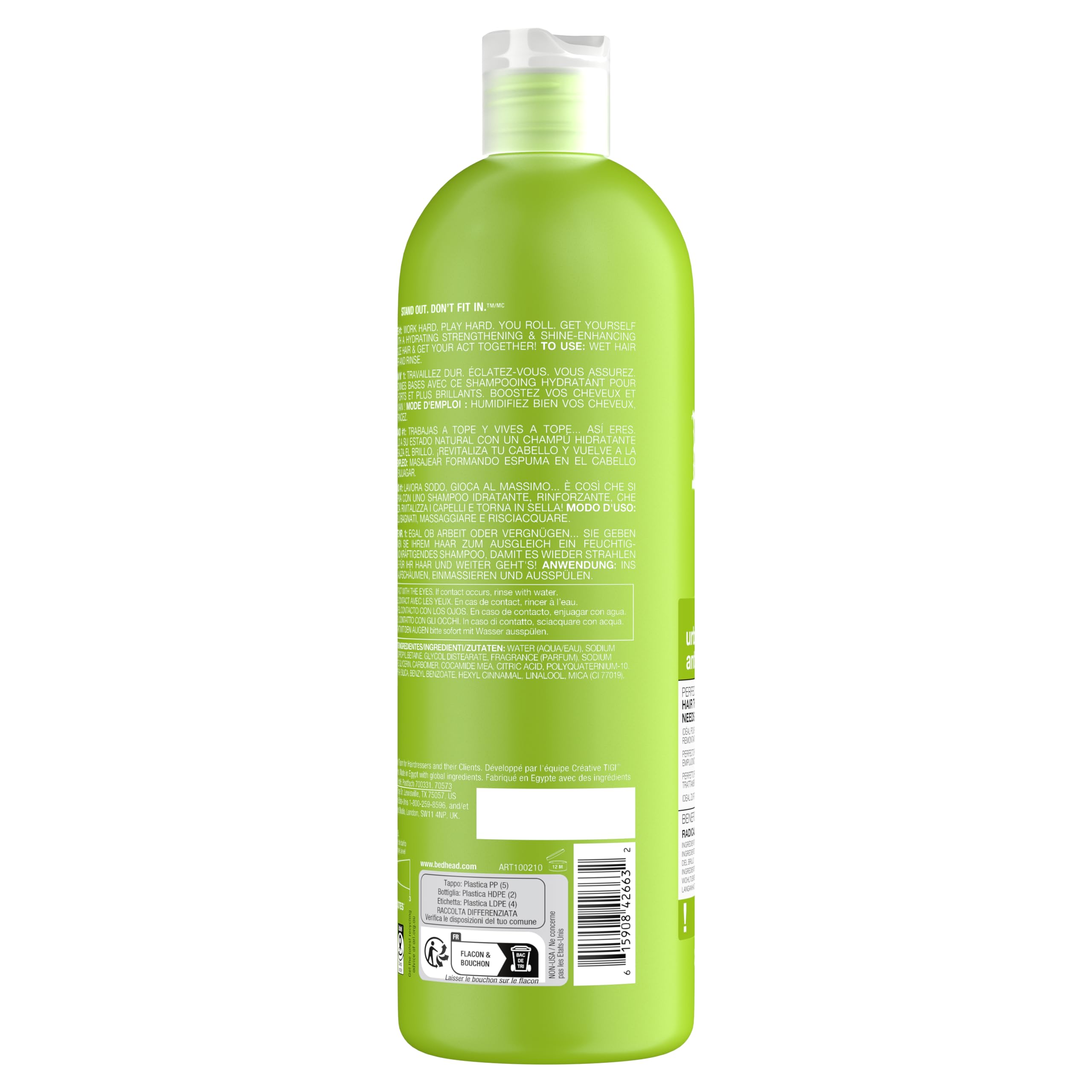 TIGI Bed Head Urban Antidotes Urban Antidotes 1 Re-energize Shampooing 750ml