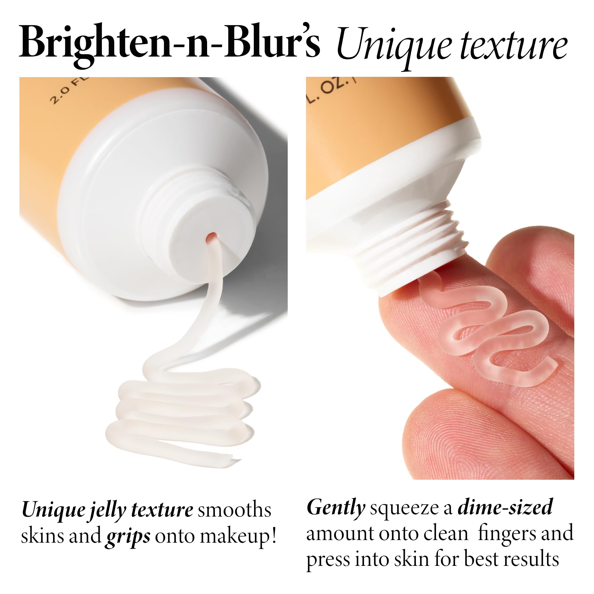 LAURA GELLER NEW YORK Spackle (Brighten-n-Blur) Lightweight Makeup Primer - Skin Perfecting Face Primer with Hyaluronic Acid for Long-Lasting Hydration - Super-Size 59ml