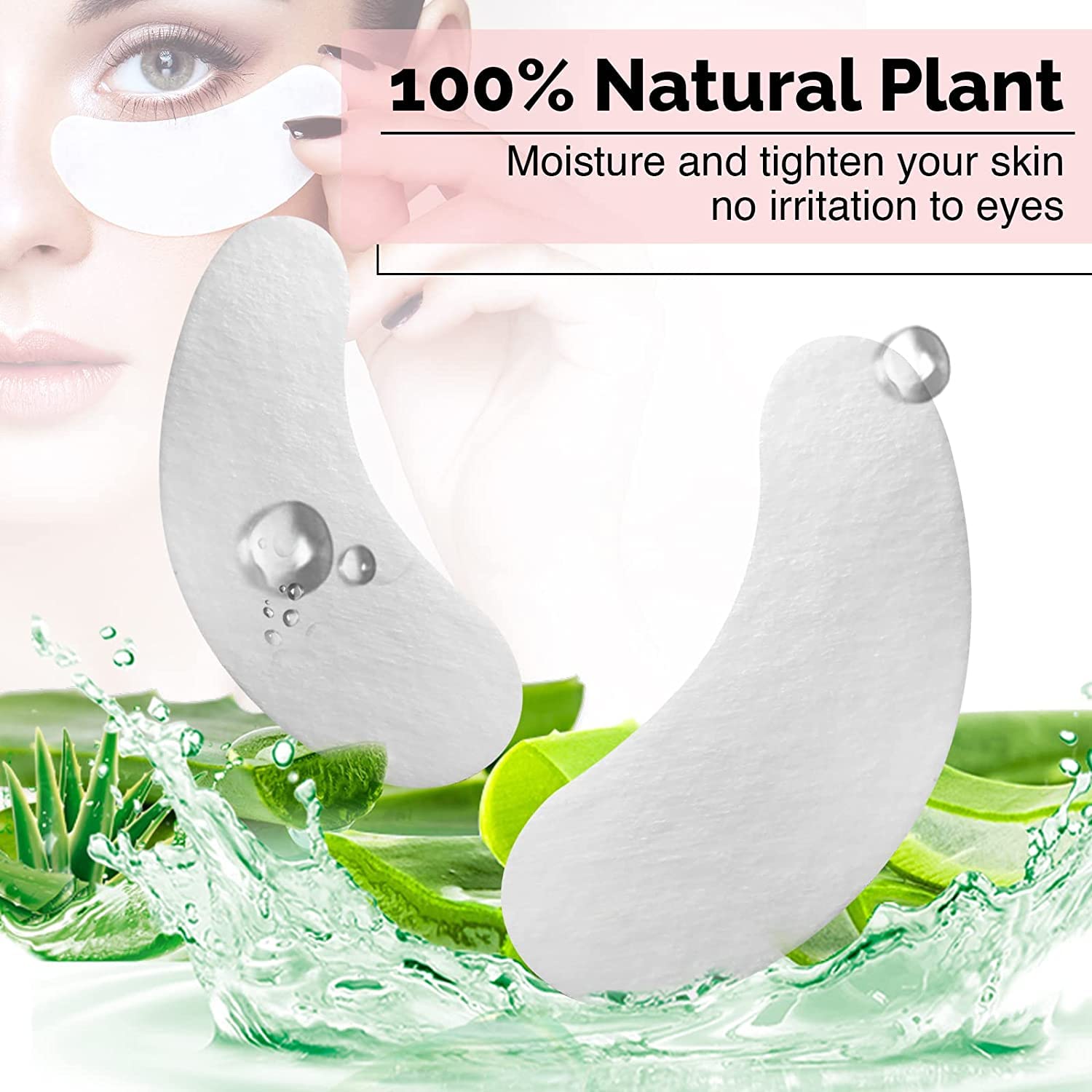 GreenLifeĀ® 200 Pairs Eyelash Lash Extension Under Eye Patches Under Eye Gel Collagen Eye Pads Lint Patches