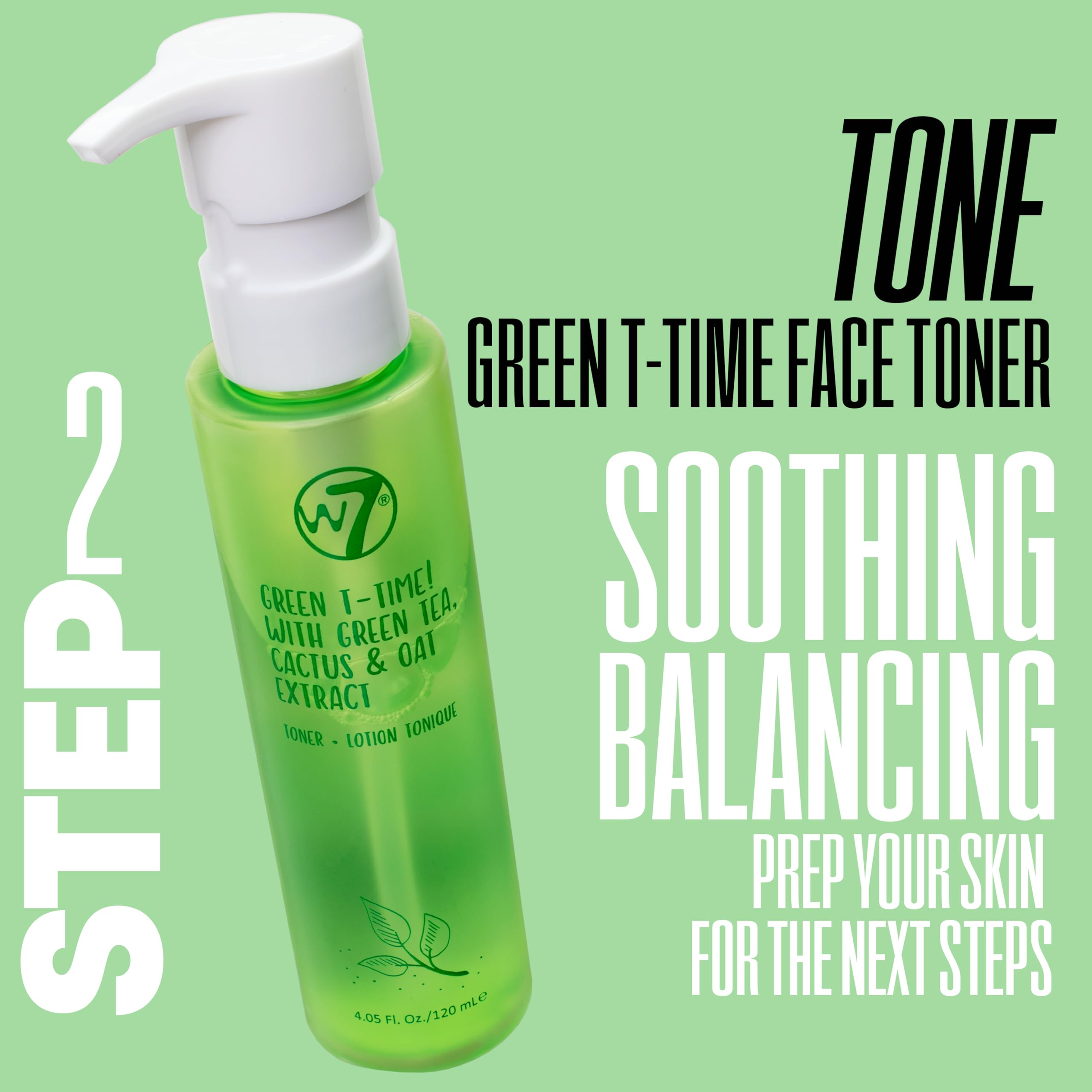 W7 Self Care Skincare Set | Face Cleanser, Toner, Serum, Moisturiser & Lip Mask | Complete Daily Face Routine | Full Size, Long Lasting Products to Use at Home