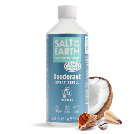 Salt of The Earth Ocean & Coconut Natural Deodorant Refill 500ml