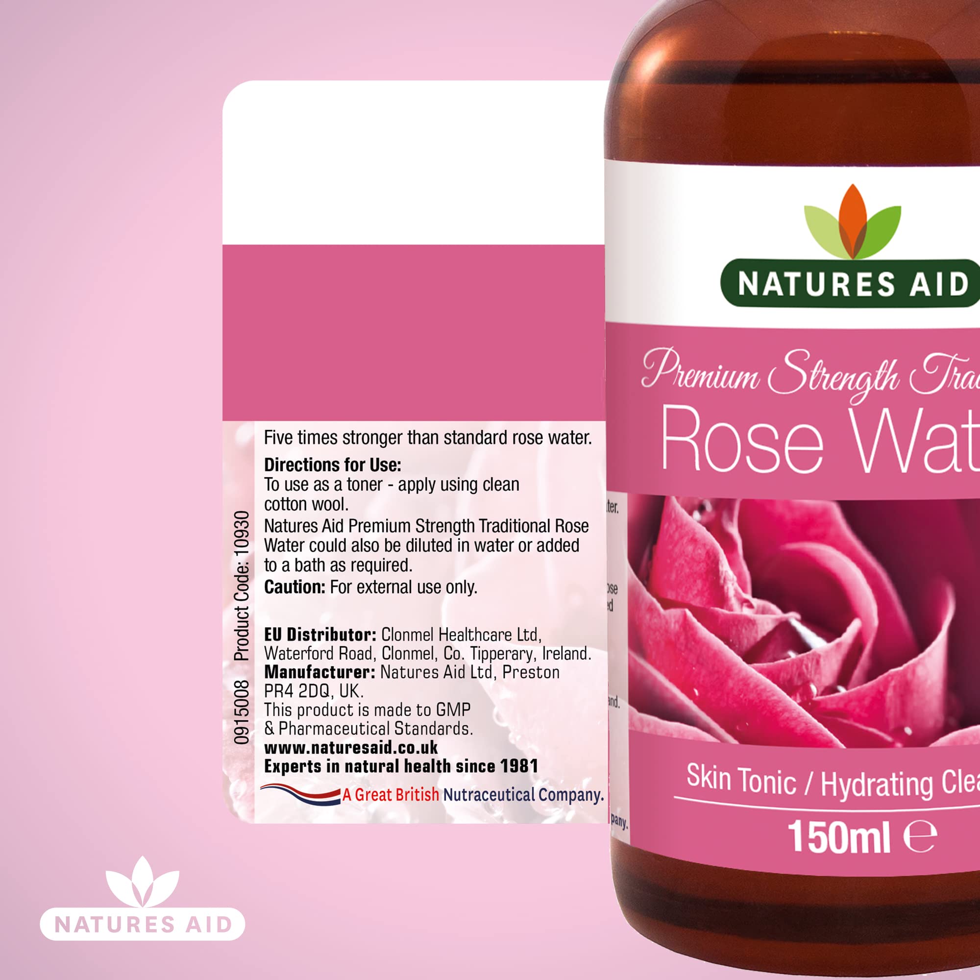 The Healthy Option Rosewater (Triple Strength) - 75Ml