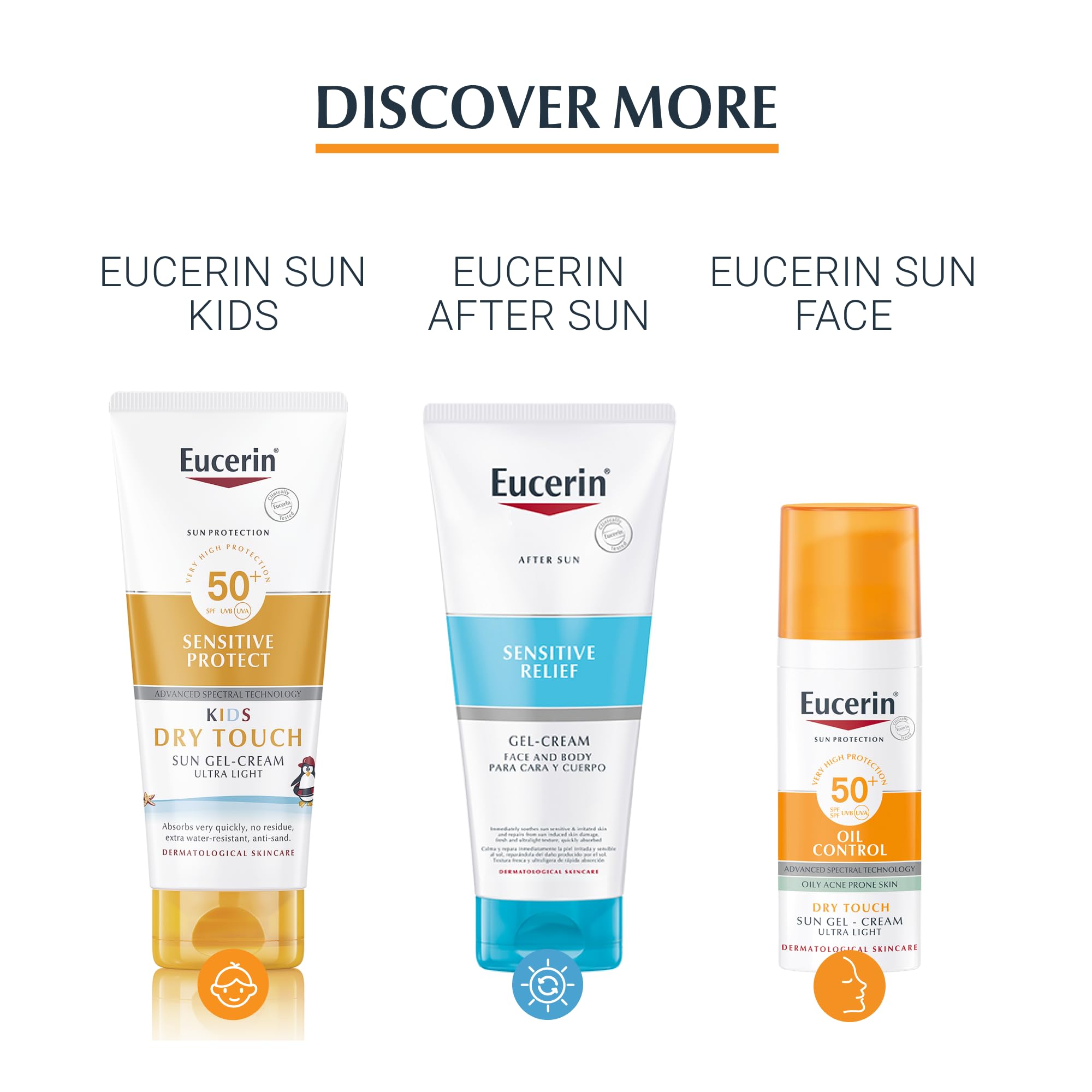 Eucerin Sun Cream Gel Allergy Spf50 150ml