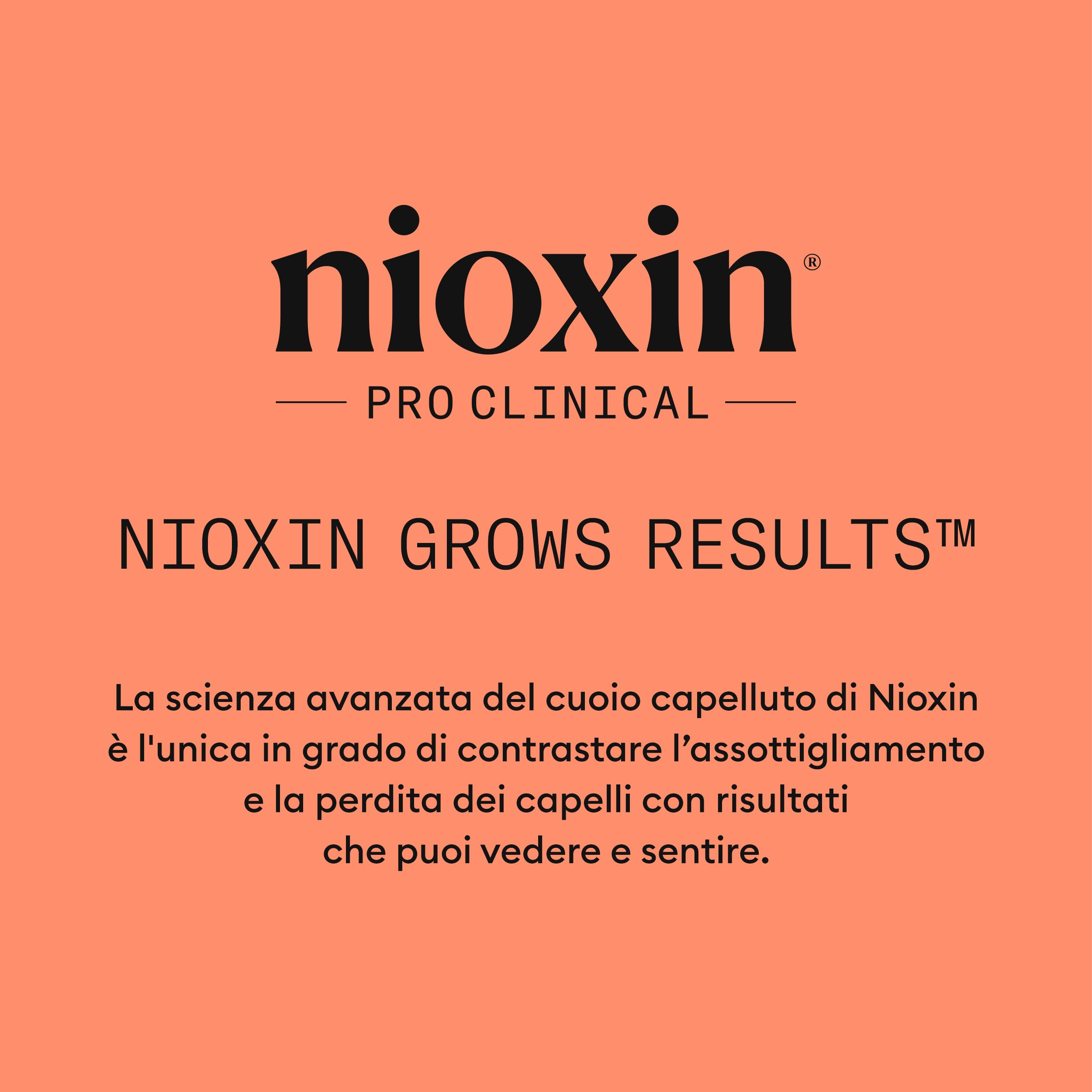 Nioxin System 4 Scalp + Hair Shampoo - Hair Thickening Shampoo For Coloured, Dry and Damaged Hair with Progressed Thinning - with Biotin & Niacinamide, 1L