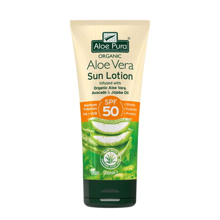 Aloe Pura Aloe Vera Sun Lotion SPF50, 200 ML