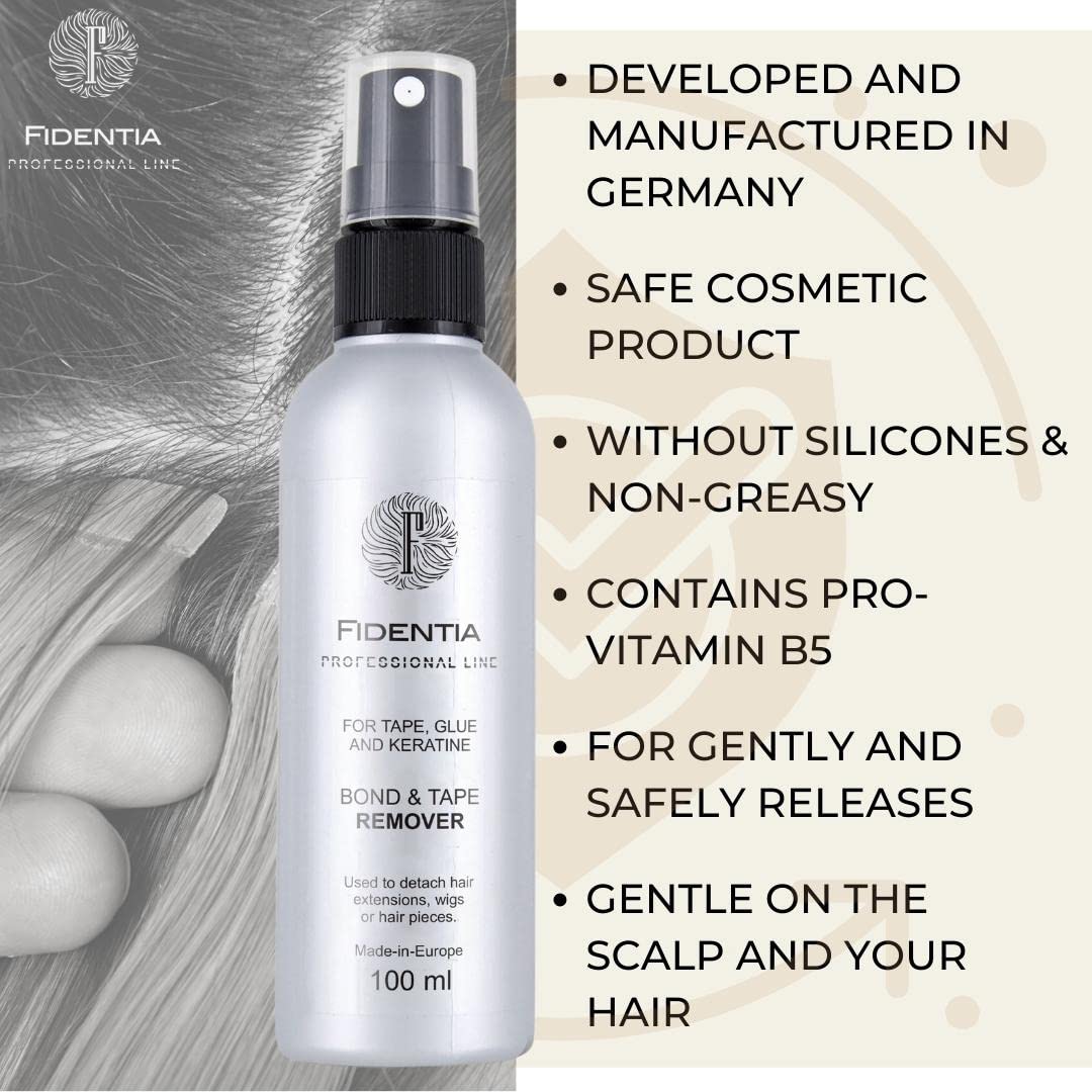 Fidentia Bond & Tape Remover | Wig Glue Dissolvent | Tape-in & Keratin Hair Extension Bonding Solvent, 100ml