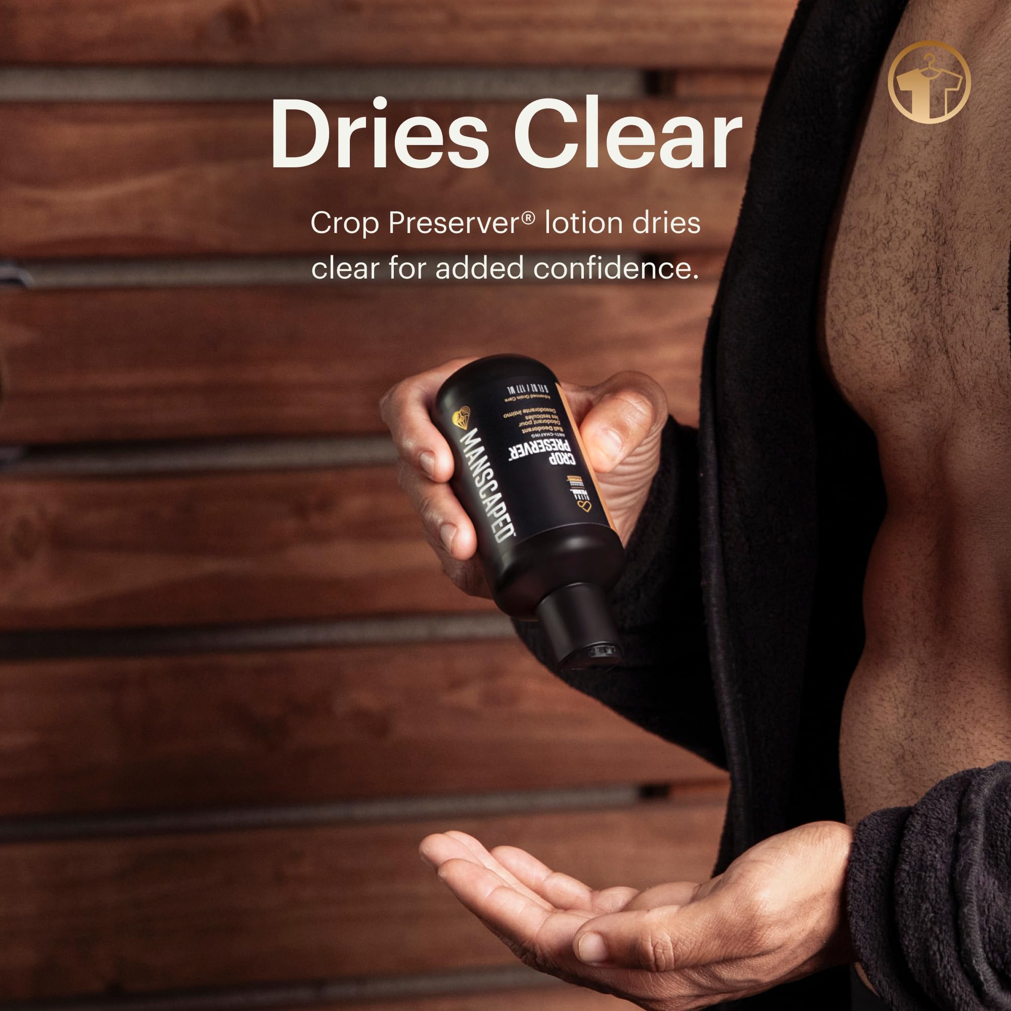 MANSCAPED® The Crop Preserver®, Anti-Chafing Men's Ball Deodorant, Male Care Hygiene Moisturizer Featuring Soothing Aloe Vera, 4oz (2-Pack)