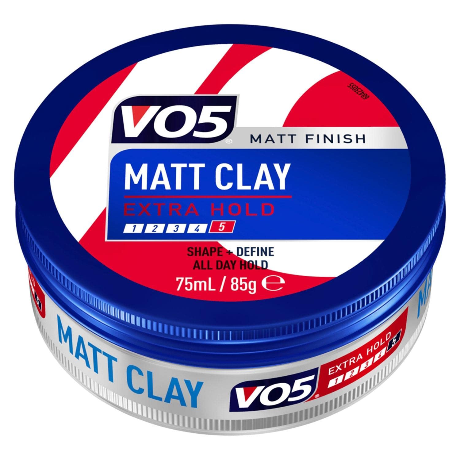 VO5 Extreme Style Matt Clay Extra Hold For Sculpted Texture And Choppy Matt Finish All Day Hold, 75 ml (Pack Of 4)