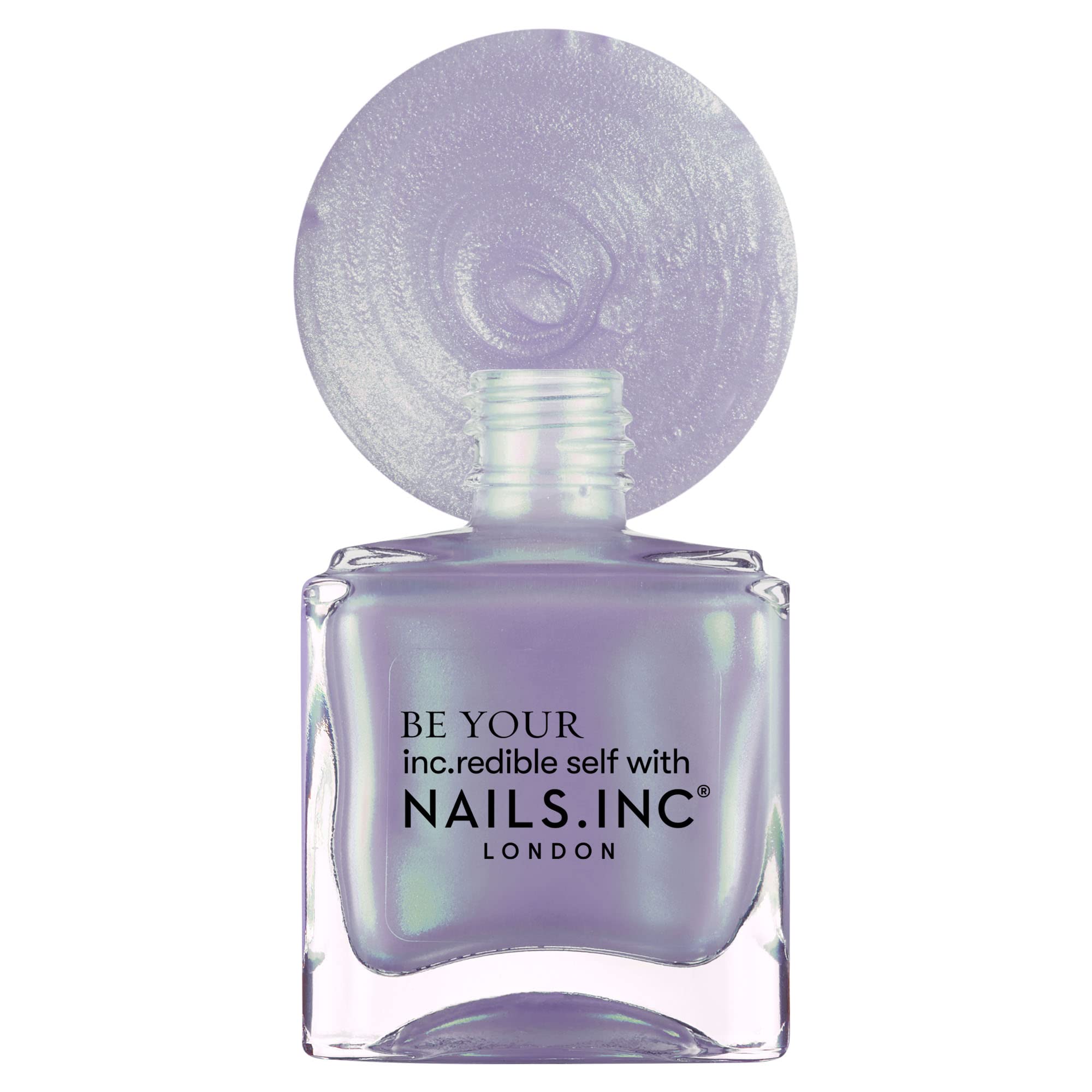 Nails.INC Glazing Over Nail Polish Duo, Long Lasting Glossy Nail Color, Cruelty Free, Vegan, Includes Glazy For You and Donut Give Up