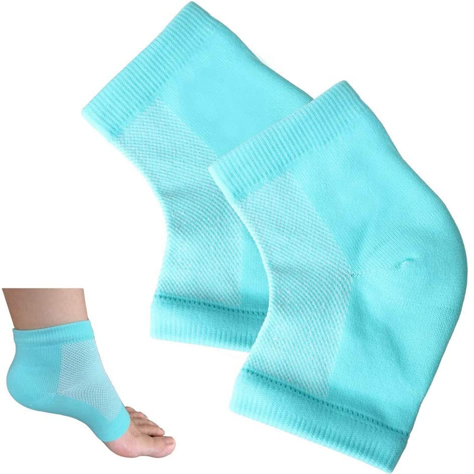 Pengxiaomei AnHua Soft Heel Socks, Polyester Cotton, Dry Skin, Size 17*8*0.5 cm