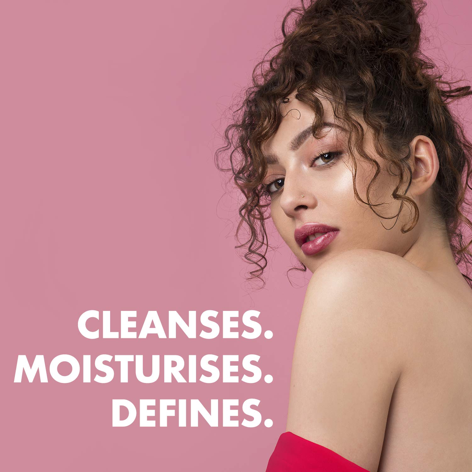 Umberto Giannini Curl Jelly Wash, Vegan, Cruelty Free, & Sulfate Free Shampoo for Curly or Wavy Hair, 250ml