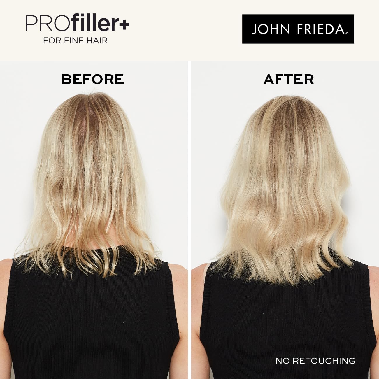 John Frieda ProFiller+ Thickening Shampoo and Conditioner 500ml Duo Pack