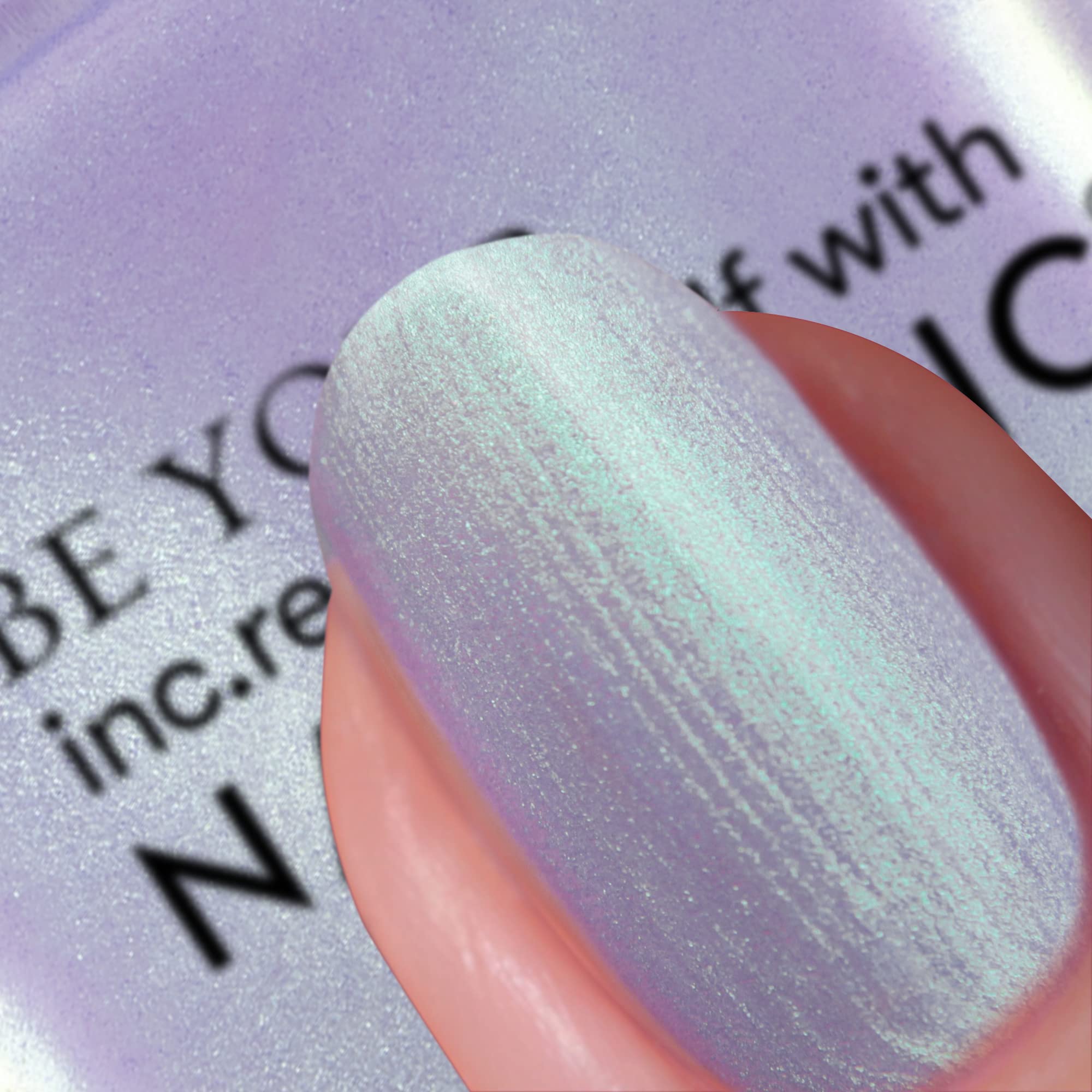 Nails.INC Glazing Over Nail Polish Duo, Long Lasting Glossy Nail Color, Cruelty Free, Vegan, Includes Glazy For You and Donut Give Up