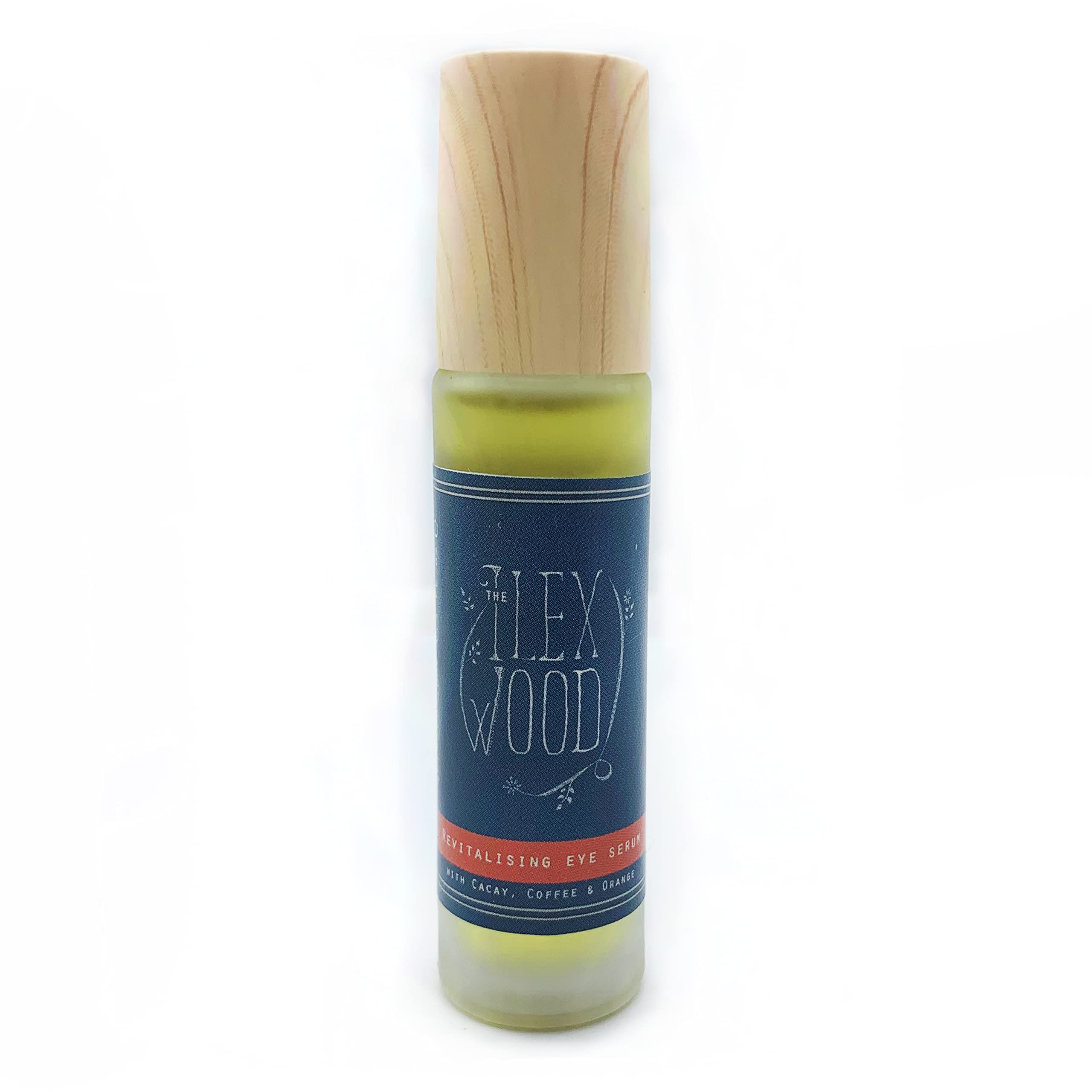 The Ilex Wood - Revitalising Eye Serum. An all-natural vegan anti-ageing serum with Cacay Oil, Green Coffee Arabica Oil, Frankincense, Eucalyptus, Thyme, Bergamot & Orange - 10ml (0.34 fl oz)