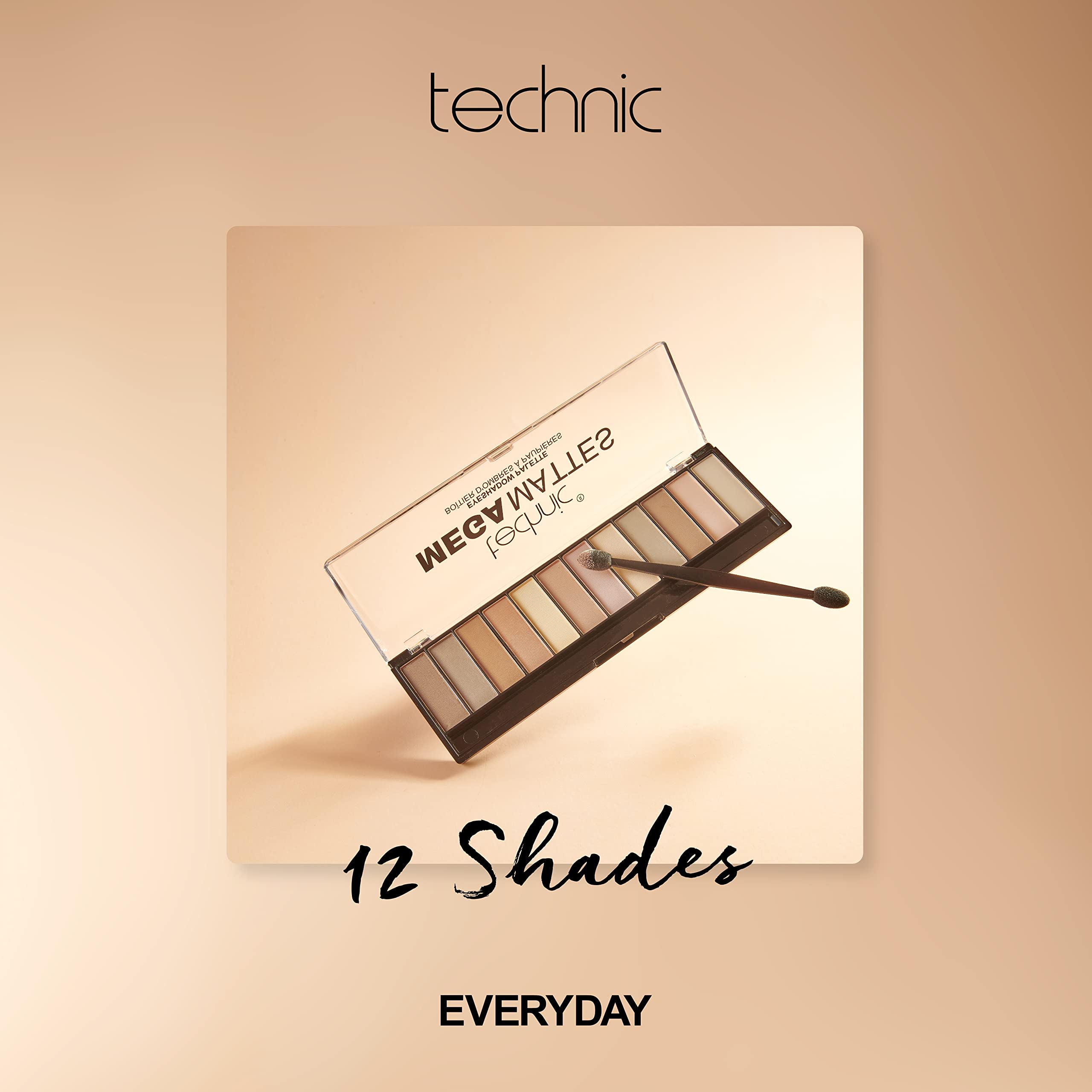 Technic Mega Nudes 12 Colour Eyeshadow Palette