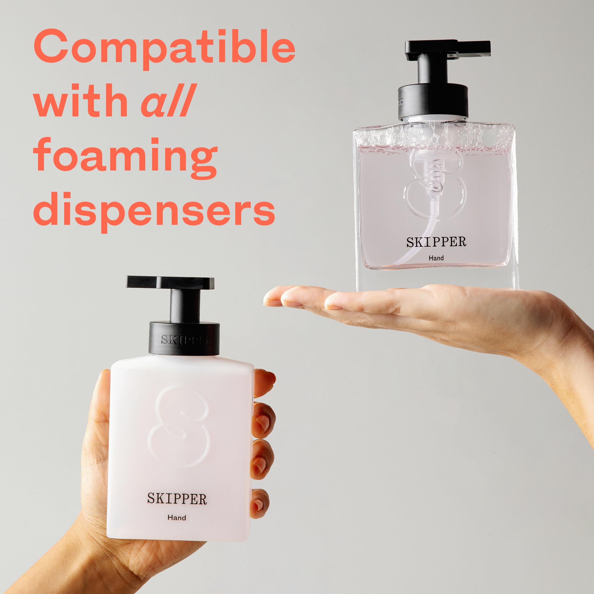 Tirtyl Skipper Foaming Hand Soap Tablet Refills - 12 Pack - 3L total (12x 250ml) - Rebranded - Compostable Packaging - Variety Fragrance Pack