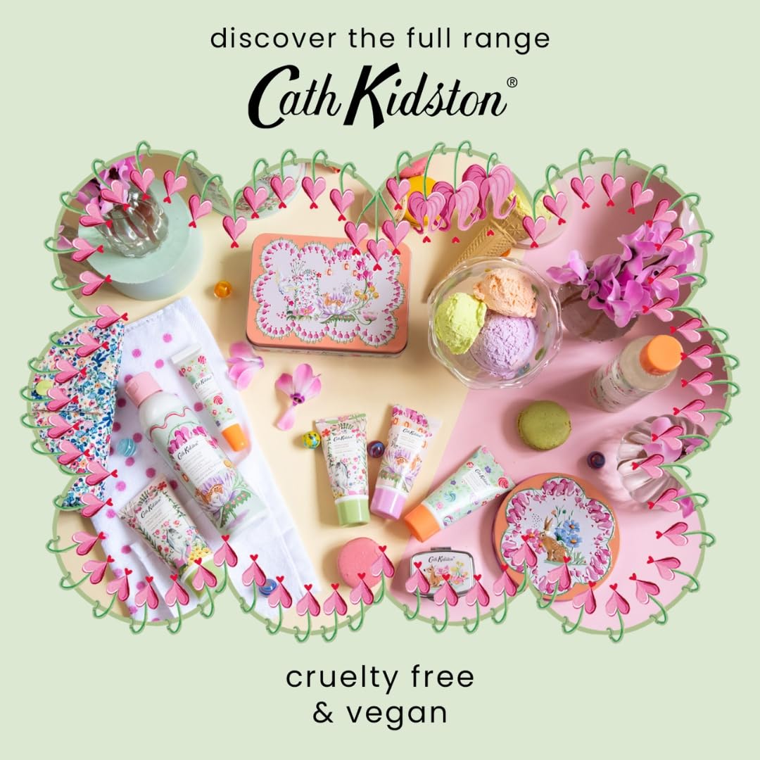 Cath Kidston Hand Cream Trio 3 x 30 ml, Scented and Infused With Essential Oils, Shea Butter, Pocket and Travel Size and Vegan and Cruelty Free, Beauty Gift For Her, Carnival Parade Collection