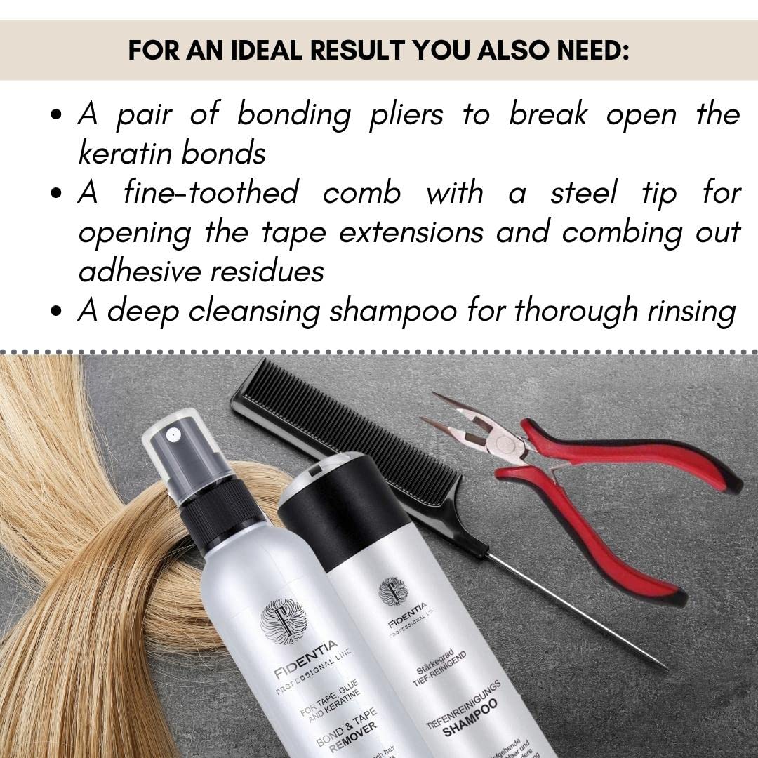 Fidentia Bond & Tape Remover | Wig Glue Dissolvent | Tape-in & Keratin Hair Extension Bonding Solvent, 100ml