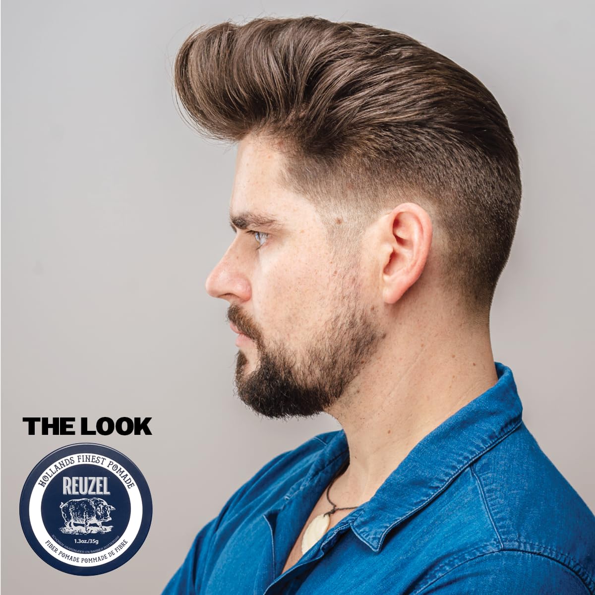 REUZEL Fiber Pomade, 4 Oz