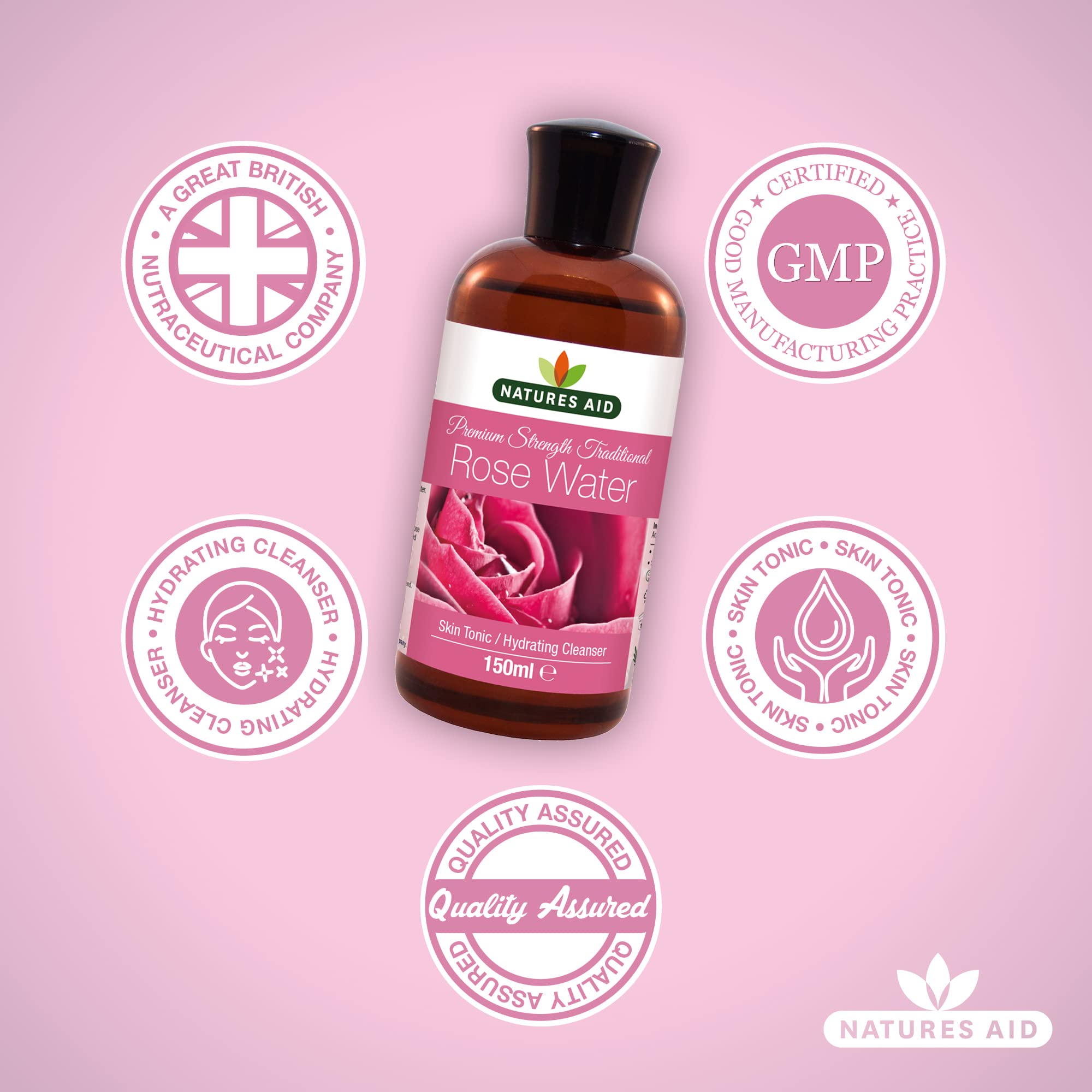 The Healthy Option Rosewater (Triple Strength) - 75Ml