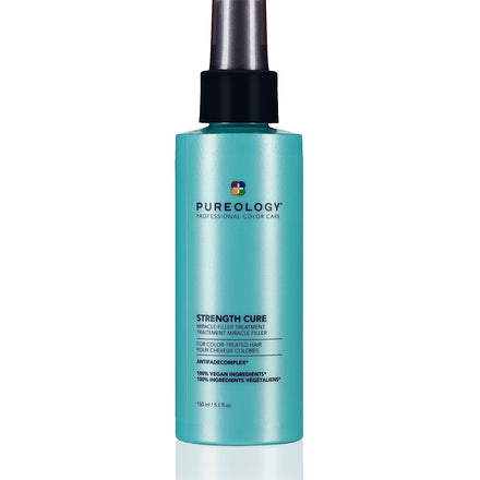 Pureology Strength Cure Miracle Filler | For Damaged, Color-Treated Hair | Repairing Heat Protectant Spray | Sulfate-Free | Vegan | Updated Packaging | 5.1 Fl. Oz. |