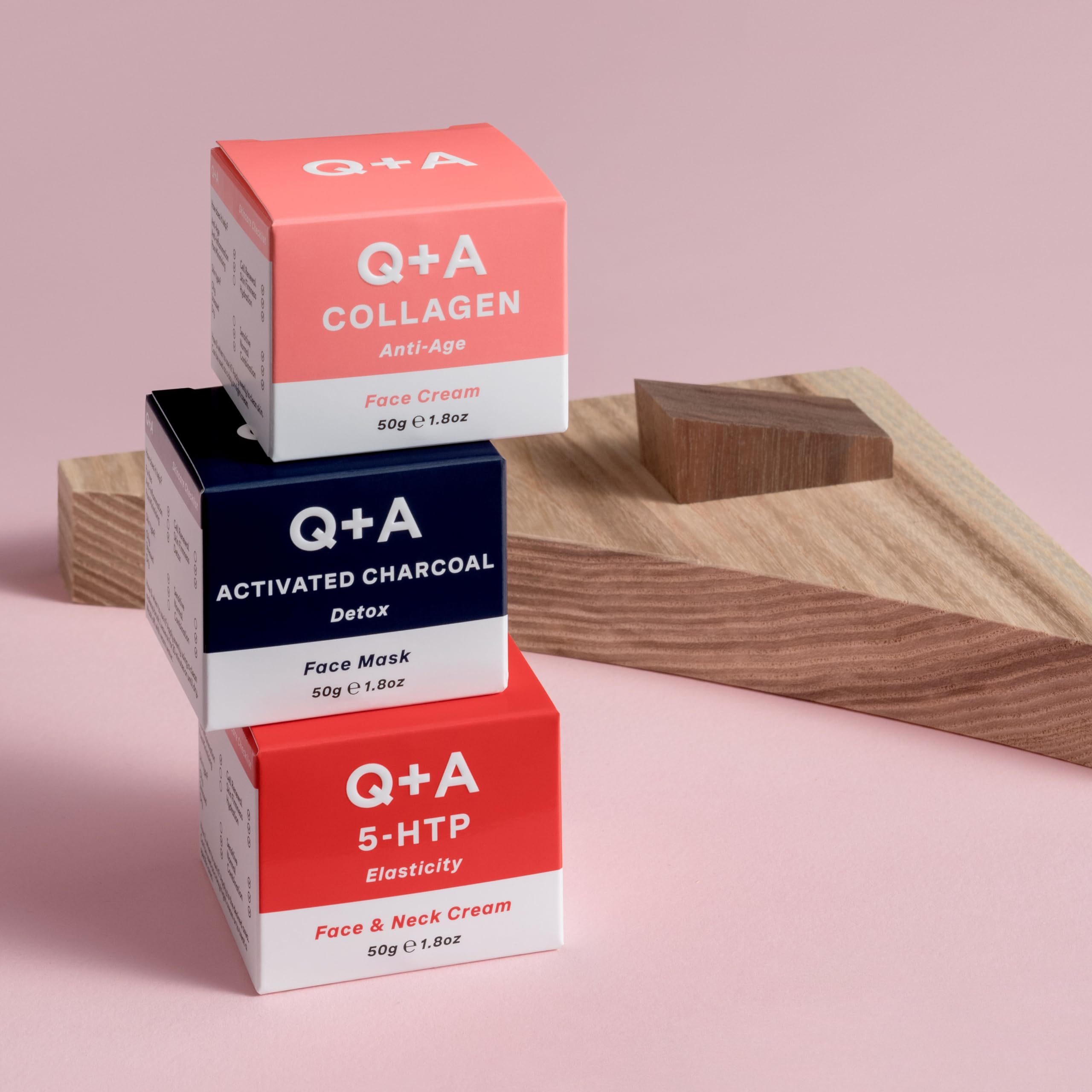 Q+A Collagen Face Cream (50g), Natural Skincare Anti-Ageing Face Care with plant-powered Collagen, Shea Butter and Magnesium, Hydrating and Firming Day Cream