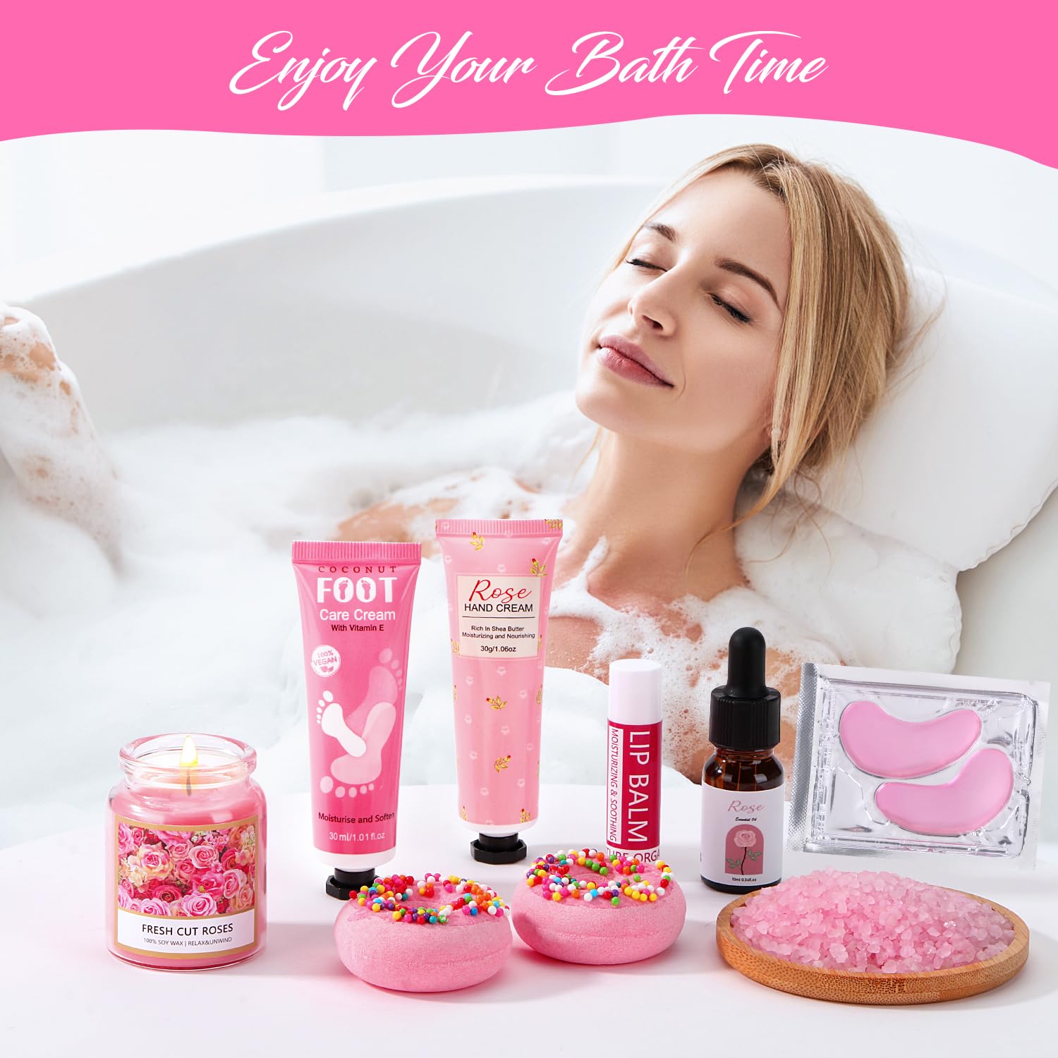 Birthday Gifts For Women,Pamper Gifts For Her, Happy Birthday Hampers For Best Friend Mum Wife Sister, Relaxation Ladies Gifts Care Package For Her Friendship Gifts Anniversary Mothers Day Gifts