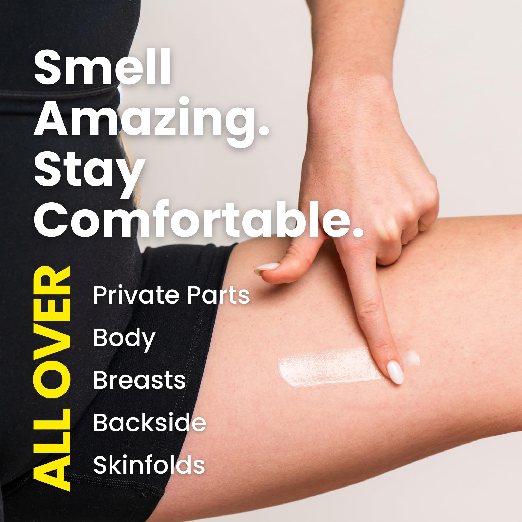 Super Fresh Lady Whole Body Deodorant For Women | For Privates, Body & Skinfolds | Stop Odor Stay Fresh | Aluminum Free Feminine Hygiene | Coconut + Vanilla | 4oz