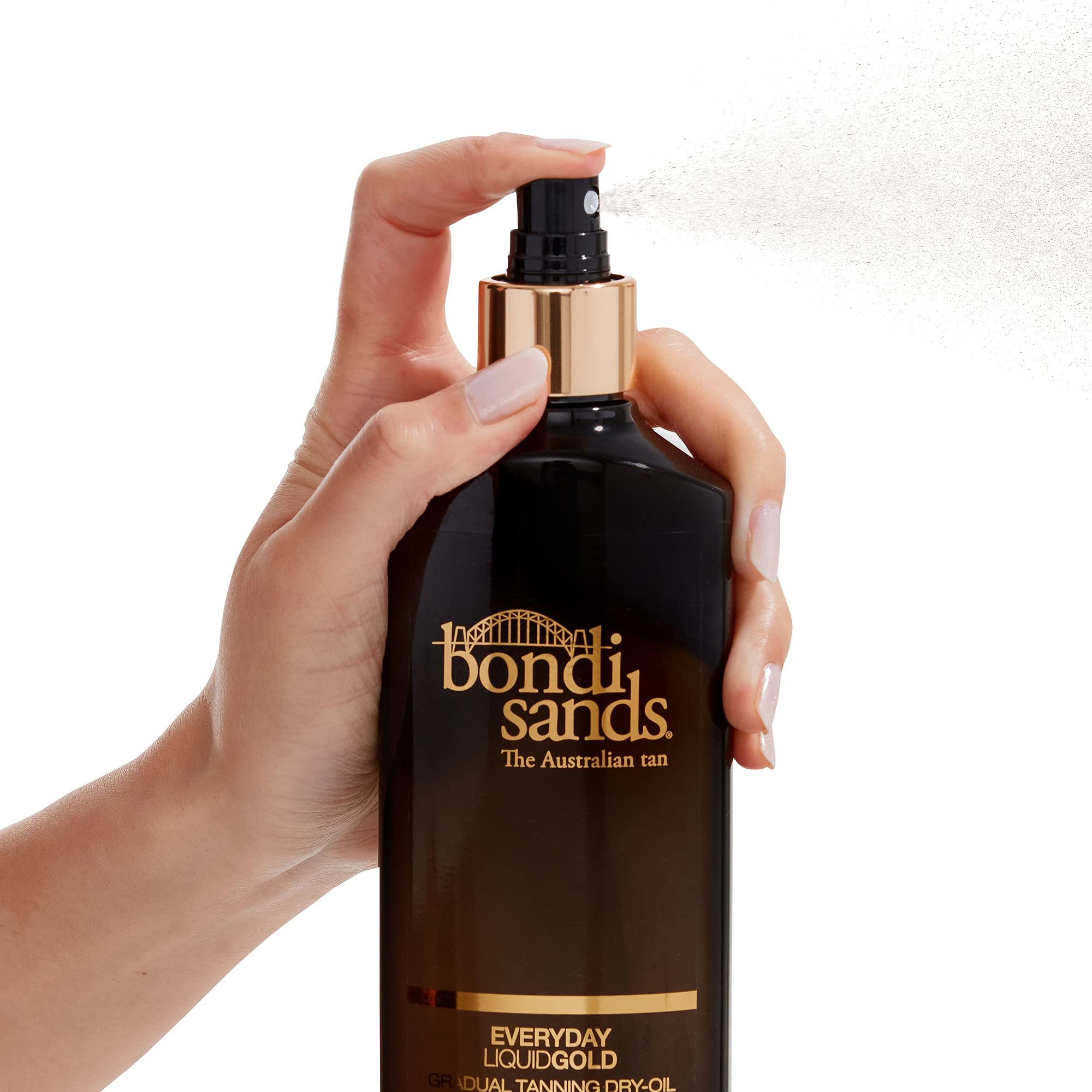 Bondi Sands Everyday Liquid Gold Self Tanning Dry Oil | Hydrating, Quick Drying, Gradual Tanning Dry-Oil for a Natural, Golden Look | 9.13 oz/270 mL