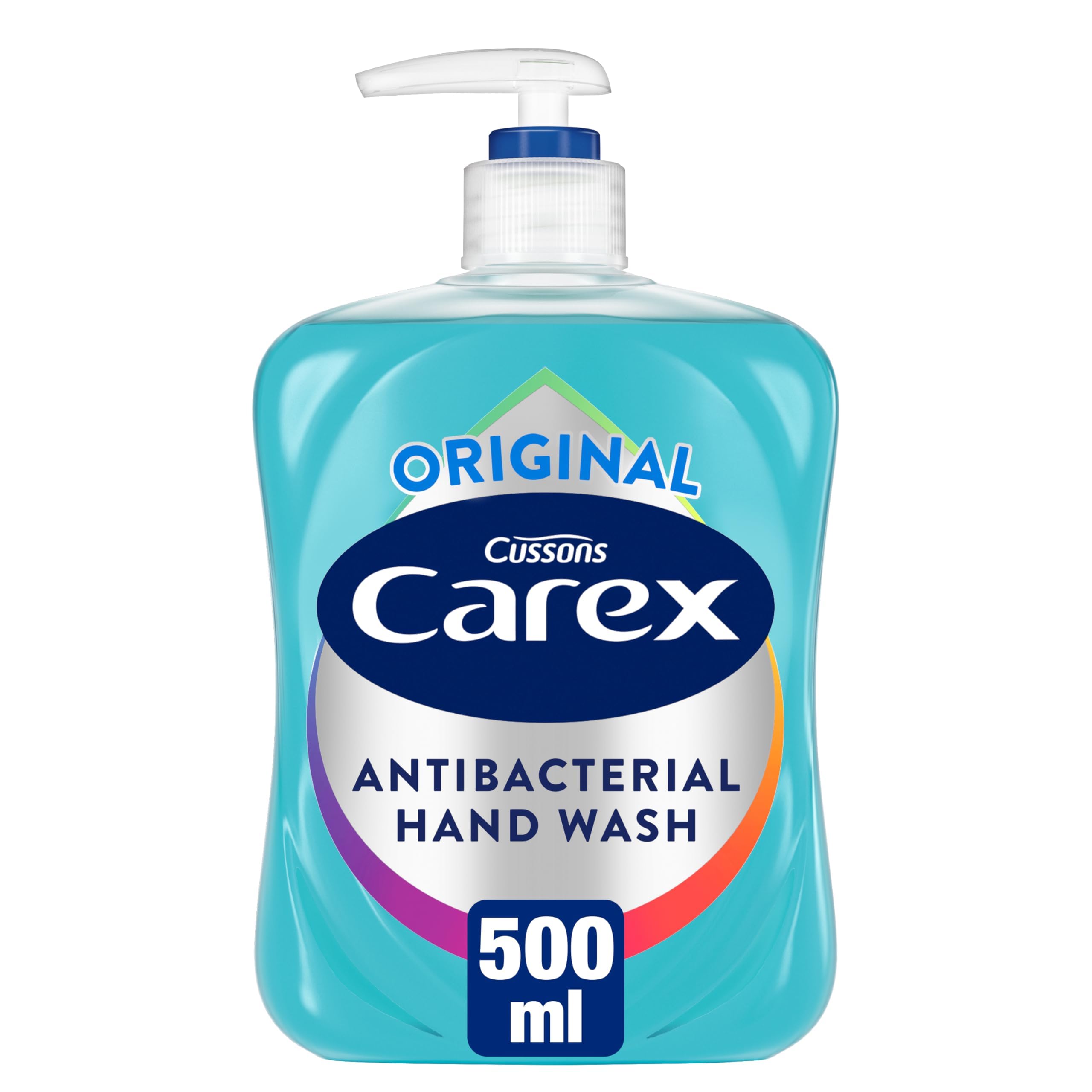 Carex 2 Hour Protection Antibacterial Original Hand Wash, Clean & Protect Hands, Bulk Buy, Pack of 6 x 500ml