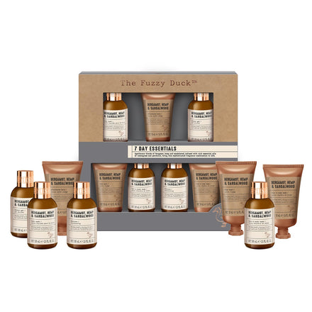Baylis & Harding Bergamot, Hemp & Sandalwood 7 Day Essentials Gift Set - Vegan Friendly (Pack of 1)