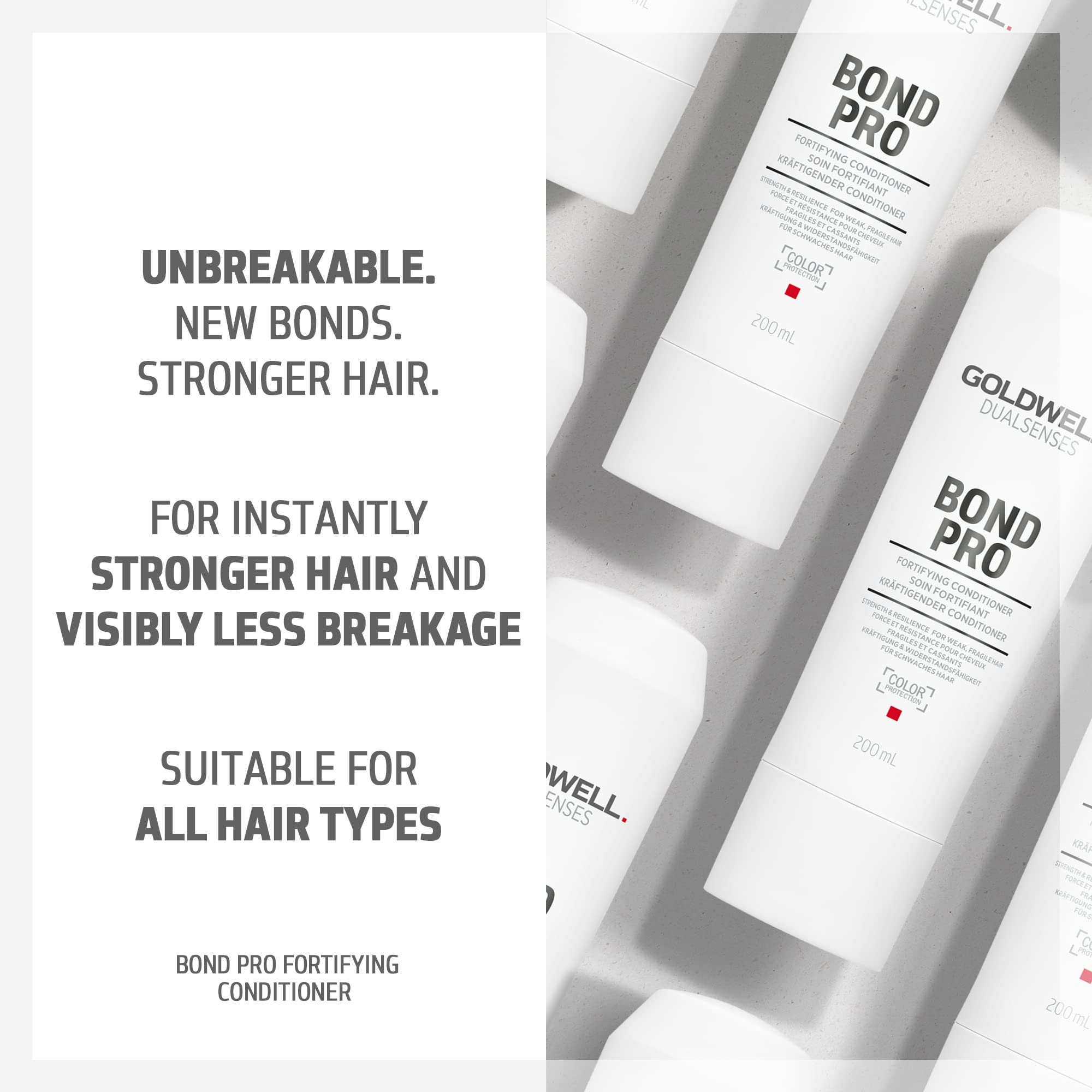 Goldwell Dualsenses Bond Pro, Fortifying Conditioner for Weak and Fragile Hair, 200ml