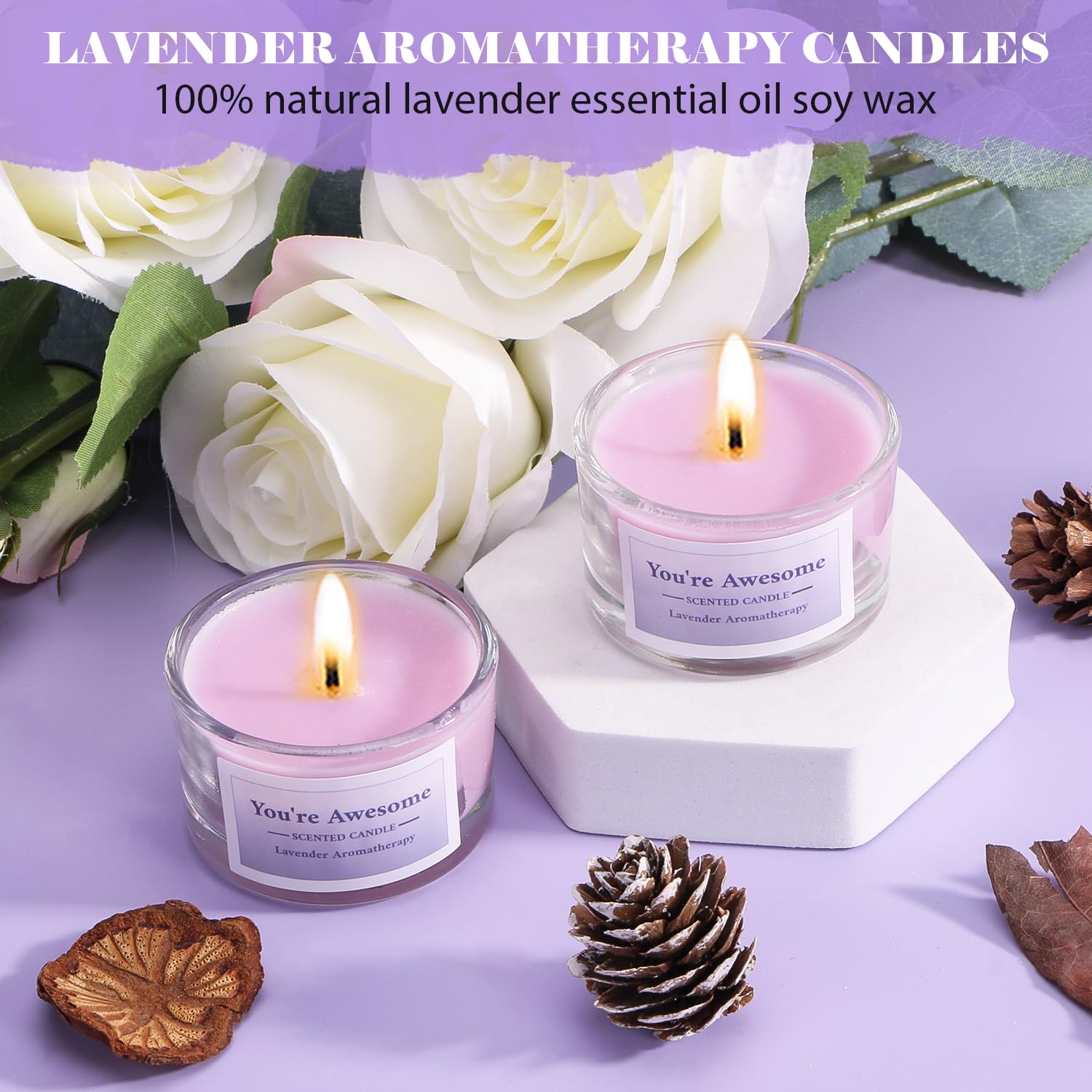 Birthday Gifts For Women, Lavender Pamper Hampers For Women Birthday Pamper Gift For Her Mom Self Care Gift Relaxation Gifts Sleep Well Gift Set For Women, Hamper Gifts For Friends ,Sister