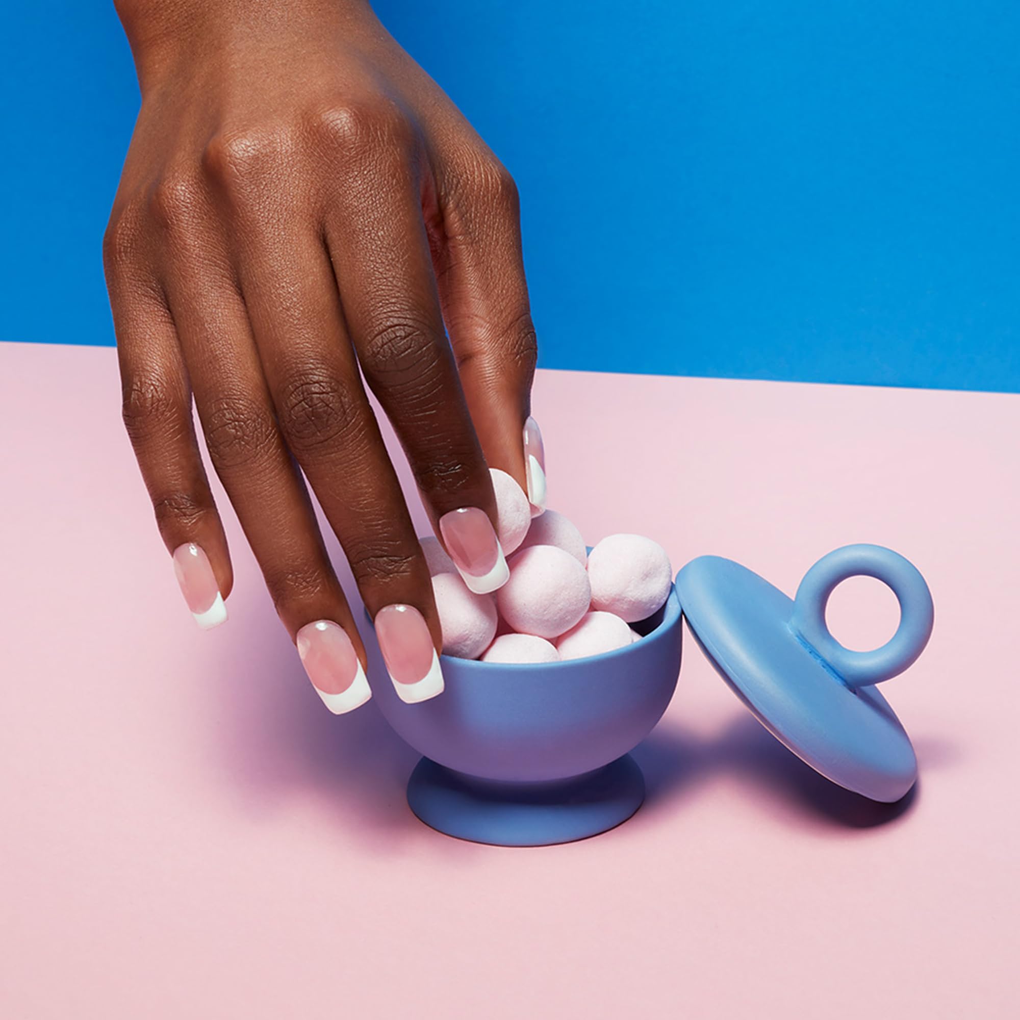 Mylee Gel Nail Polish Duo UV/LED Soak-Off Nail Art Manicure Pedicure for Professional, Salon & Home Use - Long Lasting & Easy to Apply (French Manicure, 2x10ml)