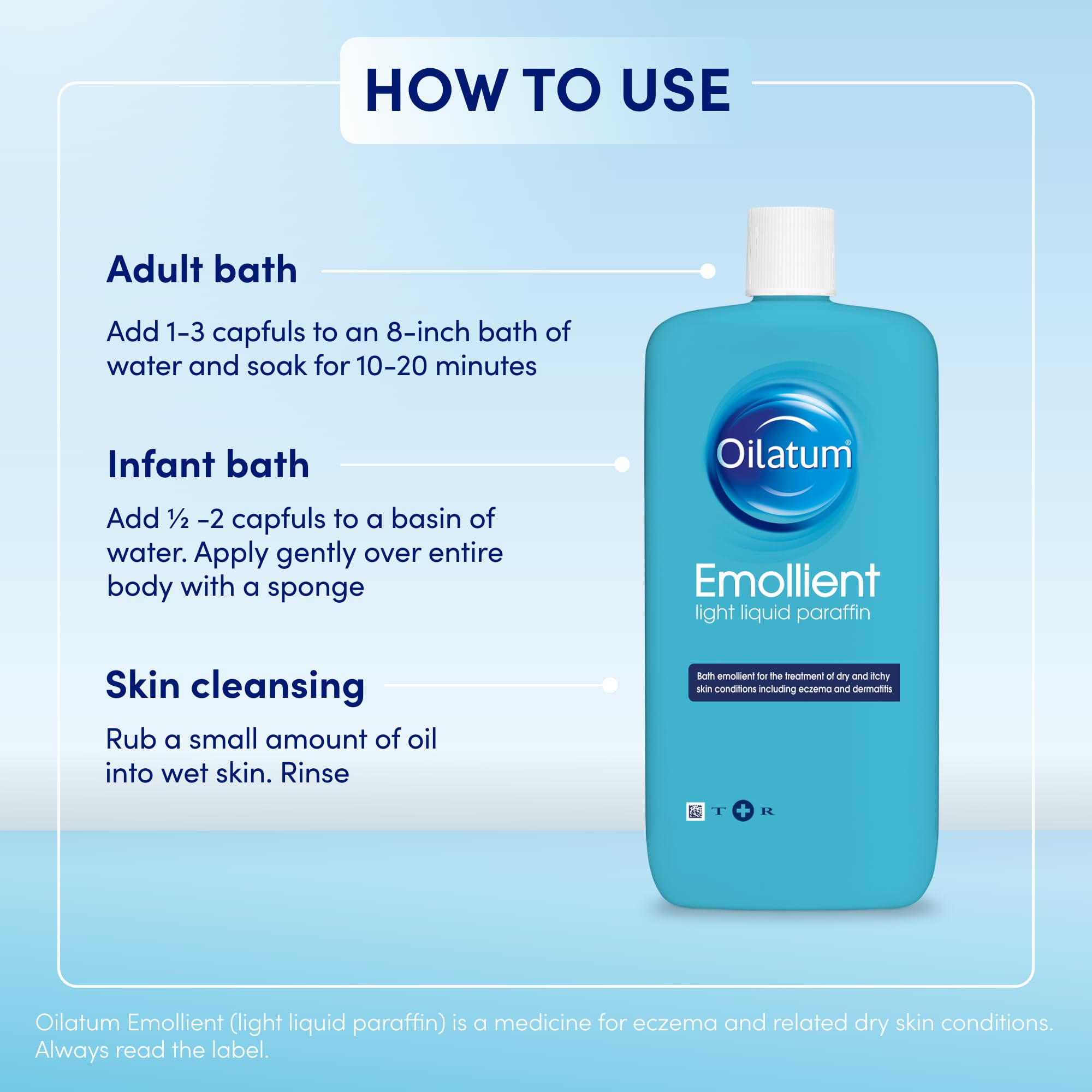 Oilatum Emollient 500ml by Jubujub