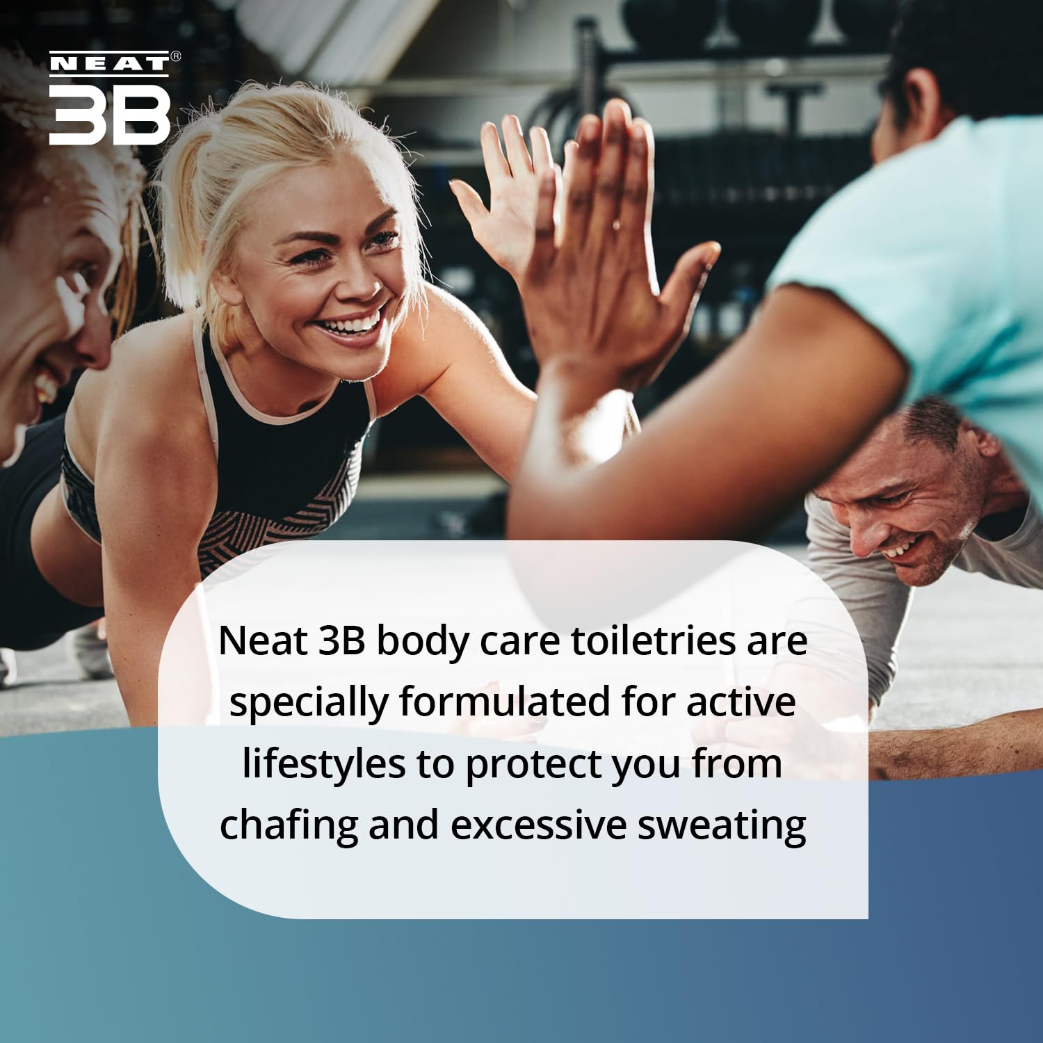 Neat 3B Action Cream - Anti Chafe Balm & Antiperspirant for Chub Rub, Sweat Rash, Sweating - Unscented Anti Chafing Chamois Cream - 75 Grams