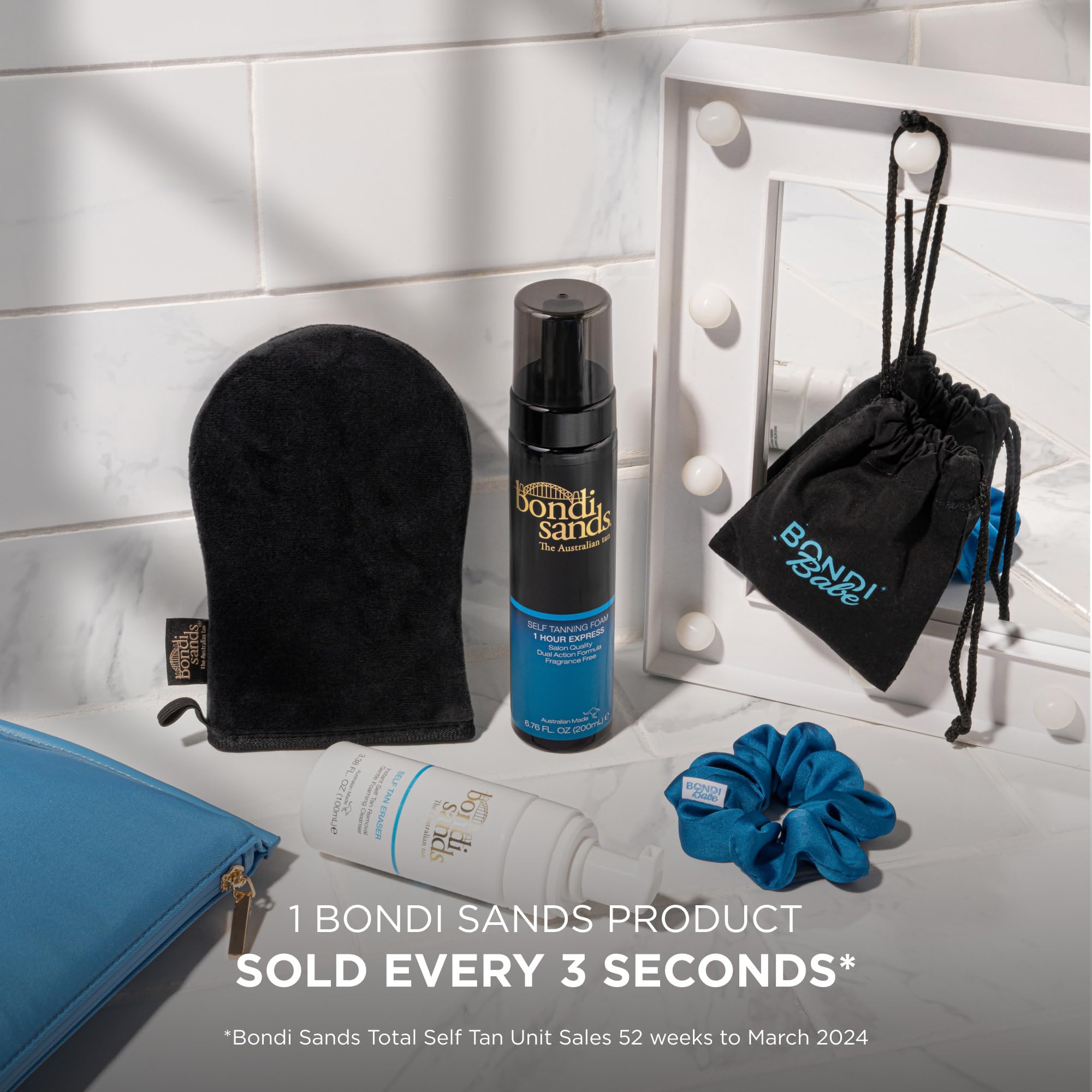 Bondi Sands Self-Tanning Mitt | Reusable Applicator Glove Evenly Applies Self-Tanner for a Natural, Bronzed, Streak-Free Appearance | Includes 1 Mitt
