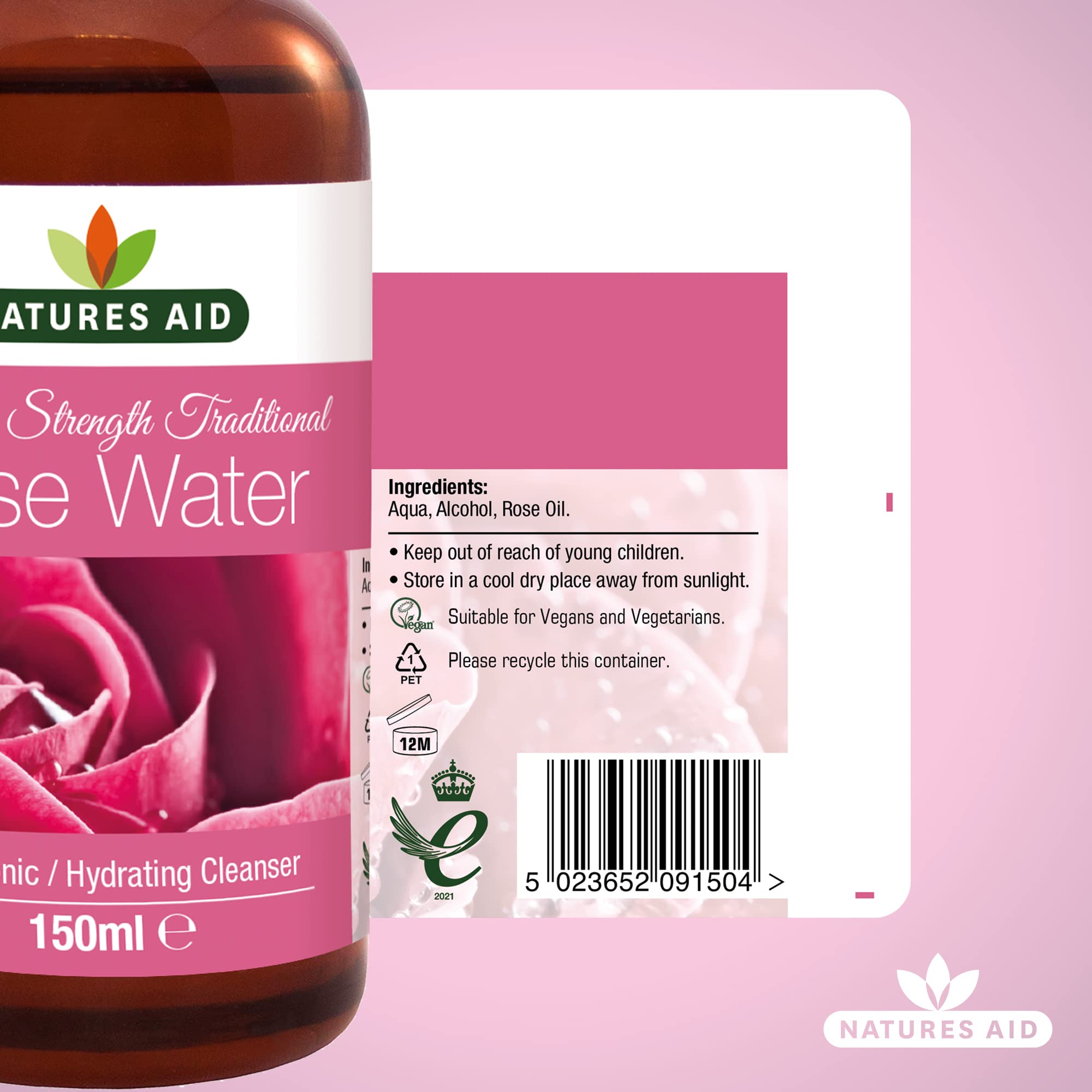 The Healthy Option Rosewater (Triple Strength) - 75Ml