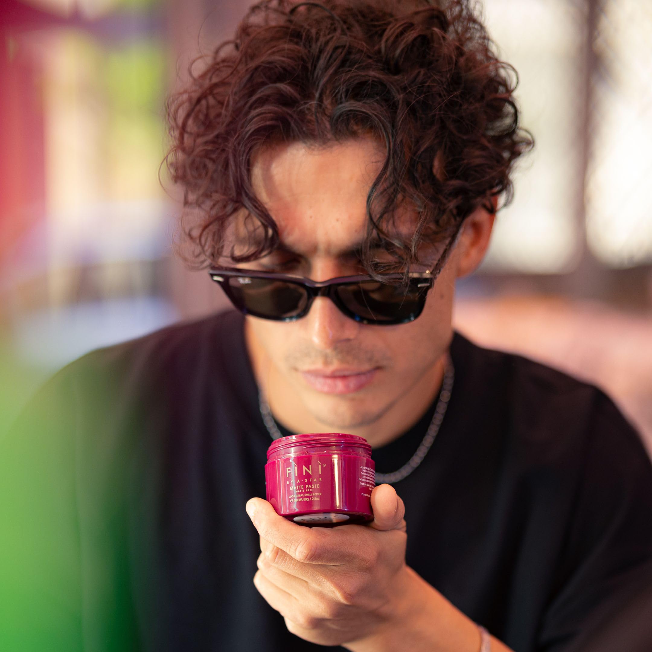 FINI by A-Star Matte Paste for Men – Volumizing Hair Clay with Natural Look & Strong Hold, Matte Finish, Oud Fragrance