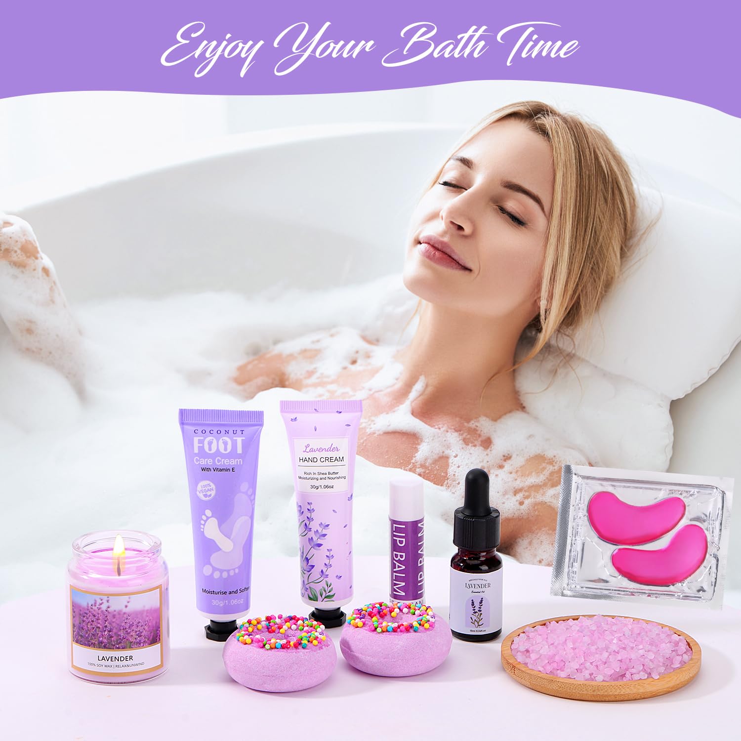 Birthday Gifts For Women,Pamper Gifts For Her, Happy Birthday Hampers For Best Friend Mum Wife Sister, Relaxation Ladies Gifts Care Package For Her Friendship Gifts Anniversary Mothers Day Gifts