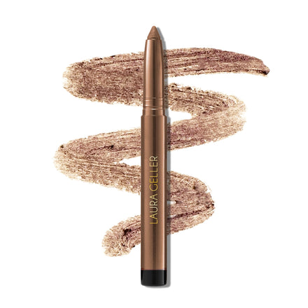 LAURA GELLER NEW YORK Longwear Kohl Kajal Eyeliner Pencil (Toasted Kohl) Hydrating & Vibrant Eyeliner Pencil With Built in Sharpener For Expert Precision, Glides On Effortlessly, Kajal