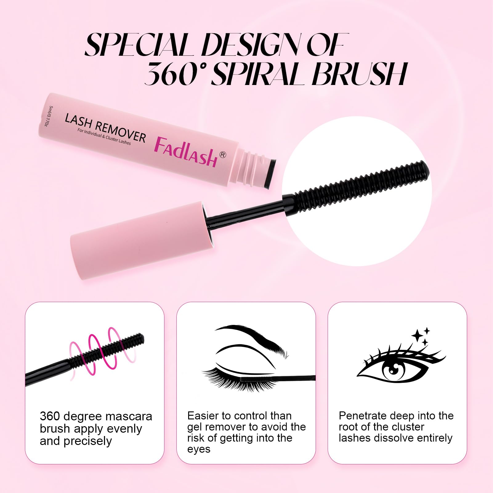 FADLASH Individual Eyelashes 200Pcs Cluster Lashes 8-16mm Mix Eyelash Extension Kit 0.07 D Curl DIY Lash Extensions Soft Lashes Individual Cluster Wispy Lash Clusters with Bond and Seal and Tweezers