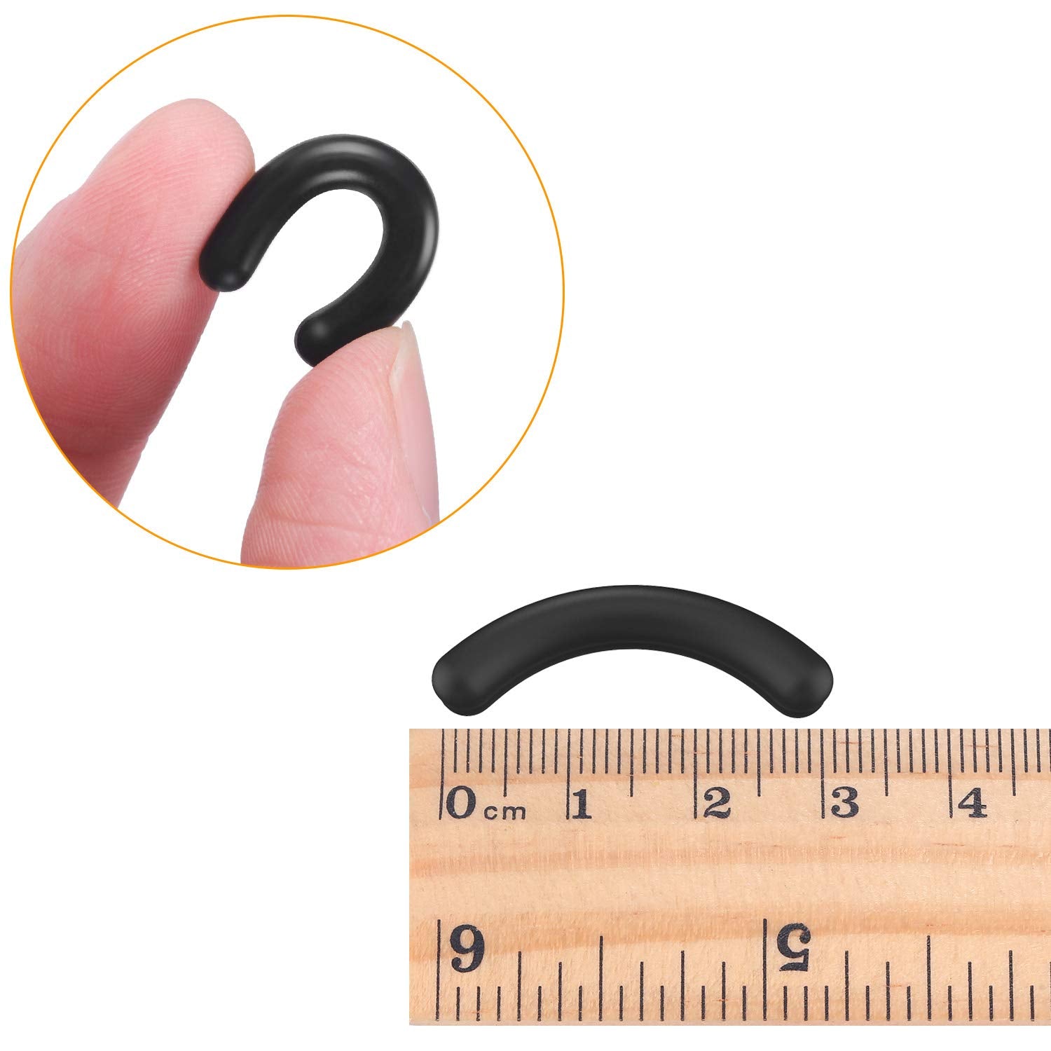 Zhehao Eyelash Curler Refill Eyelash Curler Pad Silicone Rubber Curler Replacement Refill Pad for Universal Lash Curler with Clear Storage Box