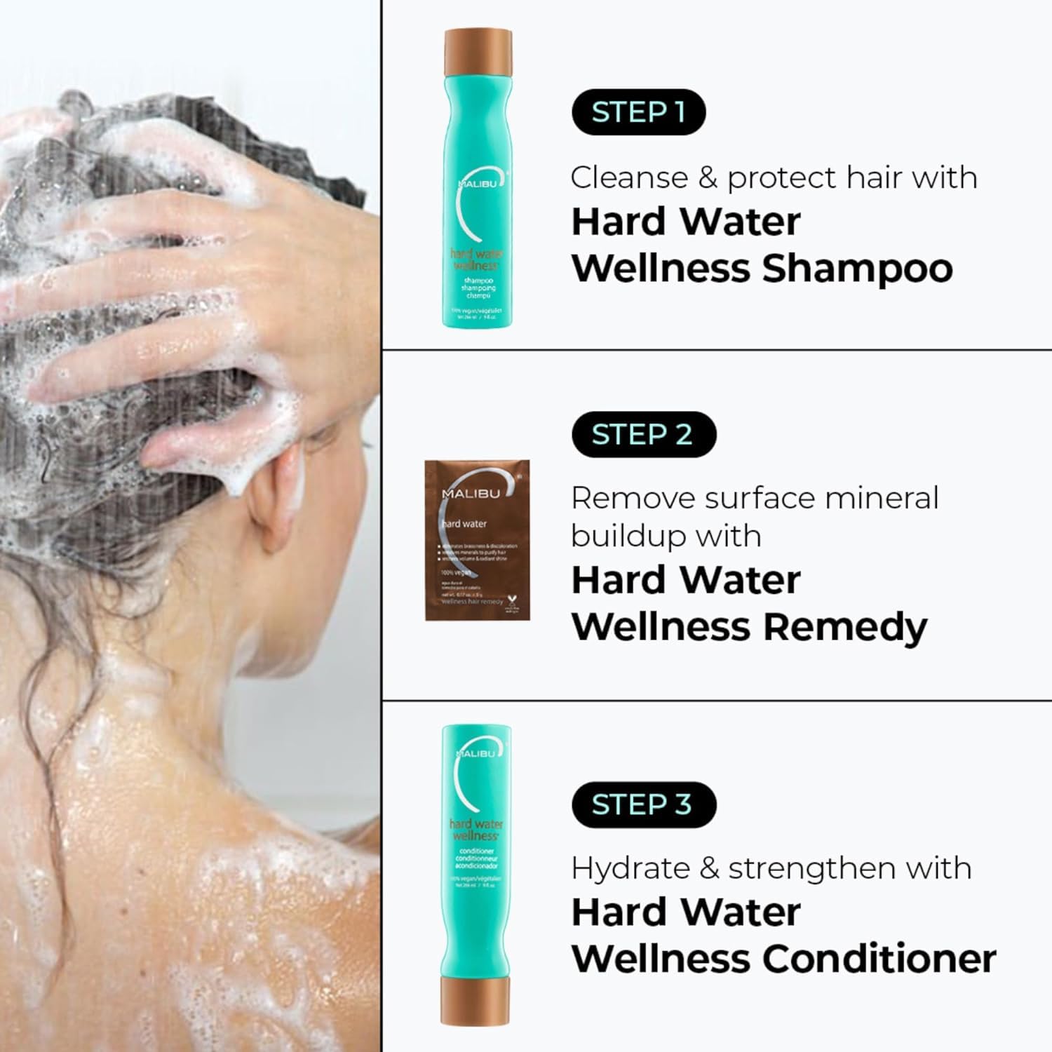 Malibu C Hard Water Wellness Shampoo 266ml