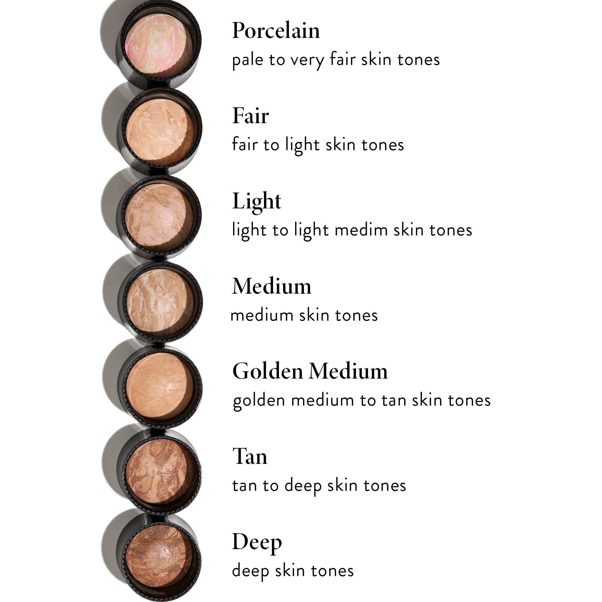 LAURA GELLER Baked to Go Balance-n-Brighten Colour Correcting Powder Foundation (Tan) Travel Size Buildable Light to Medium Coverage Baked Foundation, Demi-Matte Finish